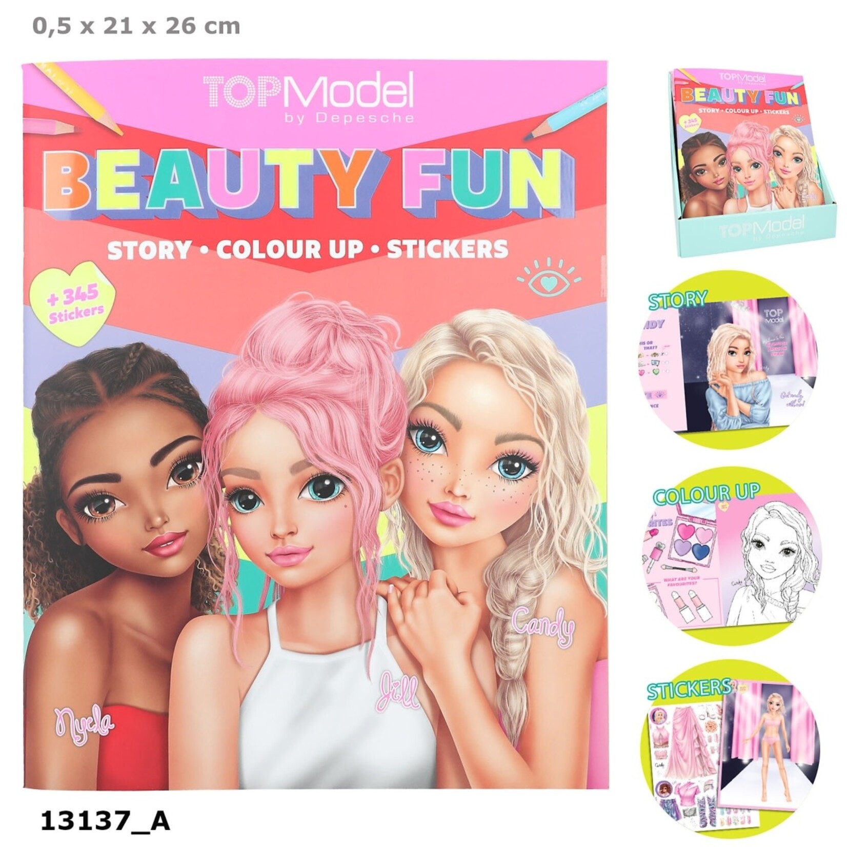Topmodel TOPModel kleurboek BEAUTY FUN