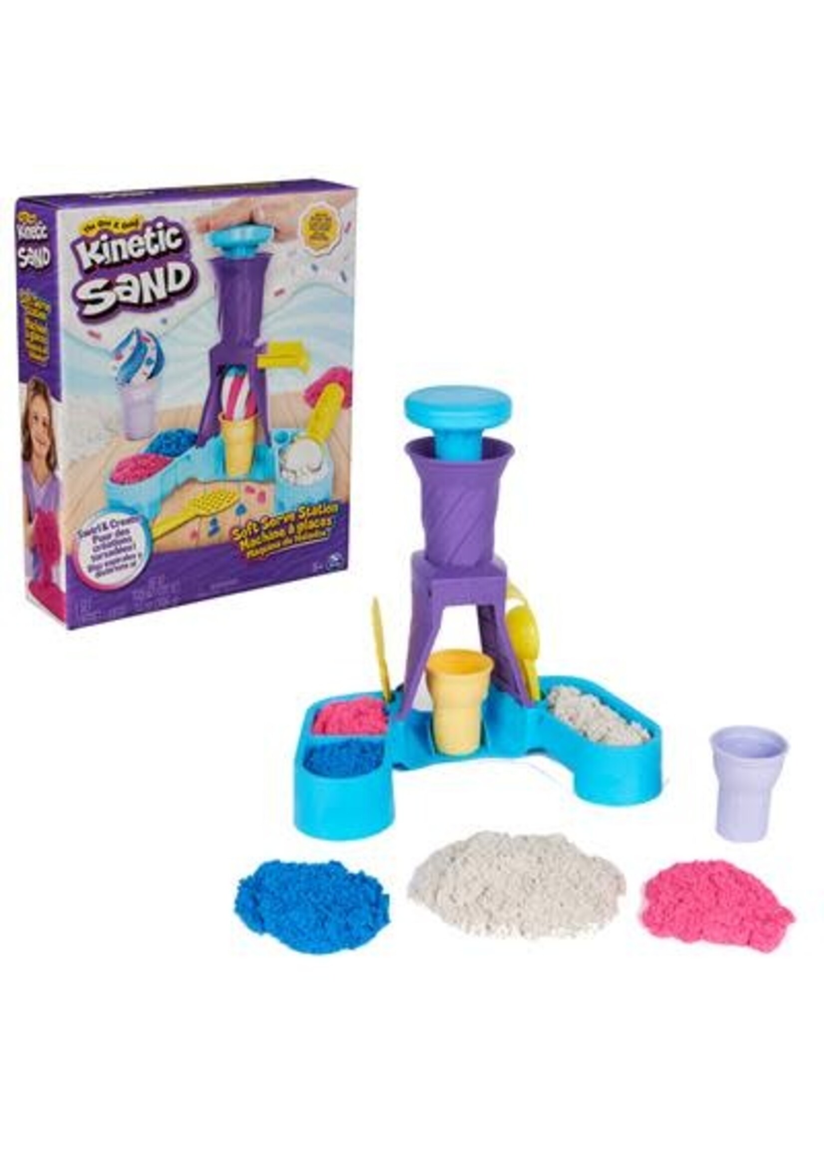 Kinetic Sand Kinetic Sand - Softijsjes Speelset - Speelzand