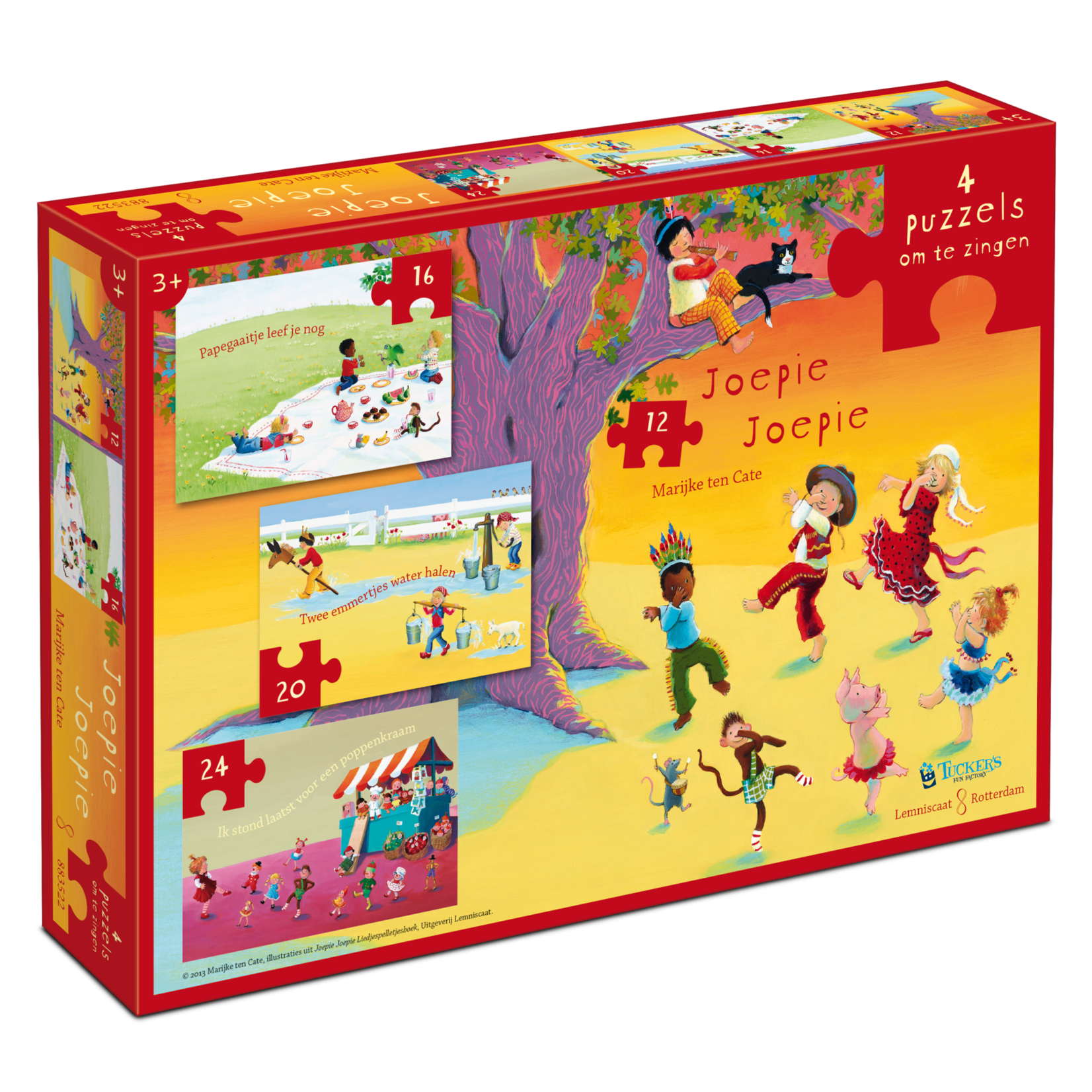 Tucker's Fun Factory PUZZEL Joepie Joepie - Marijke ten Cate (12+16+20+24)