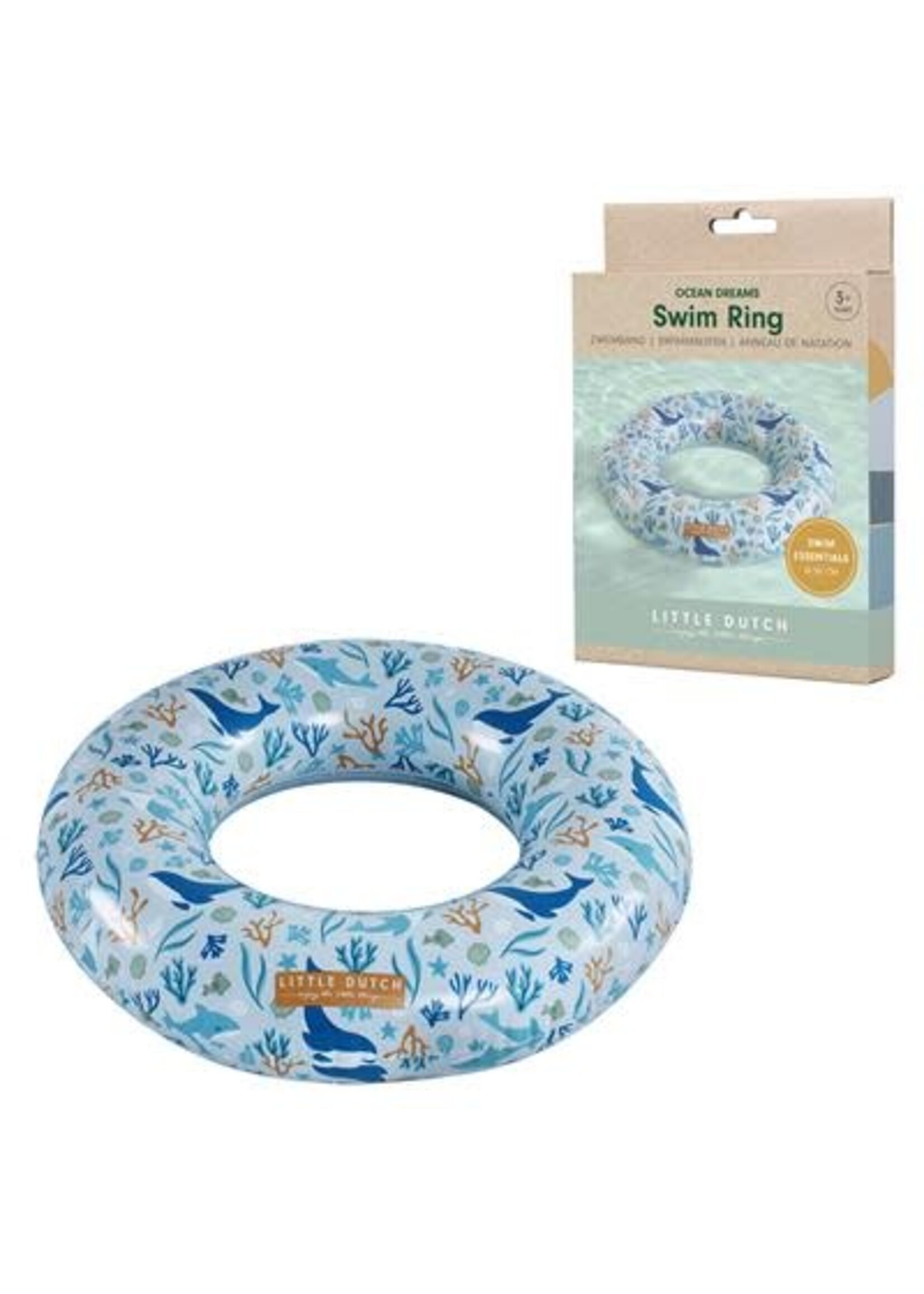 Little Dutch LITTLE DUTCH OCEAN DREAMS ZWEMRING BLAUW 50CM