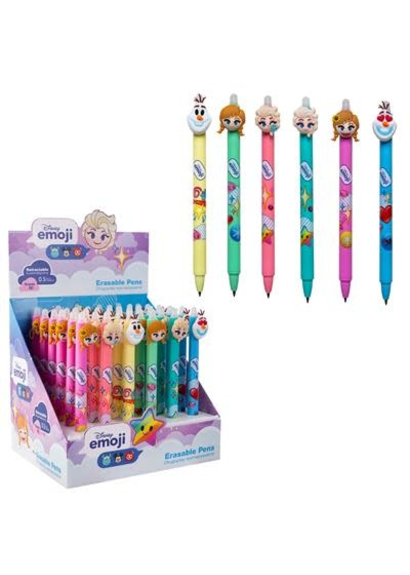 Frozen FROZEN EMOJI ERASABLE PENS ASSORTED (per stuk)