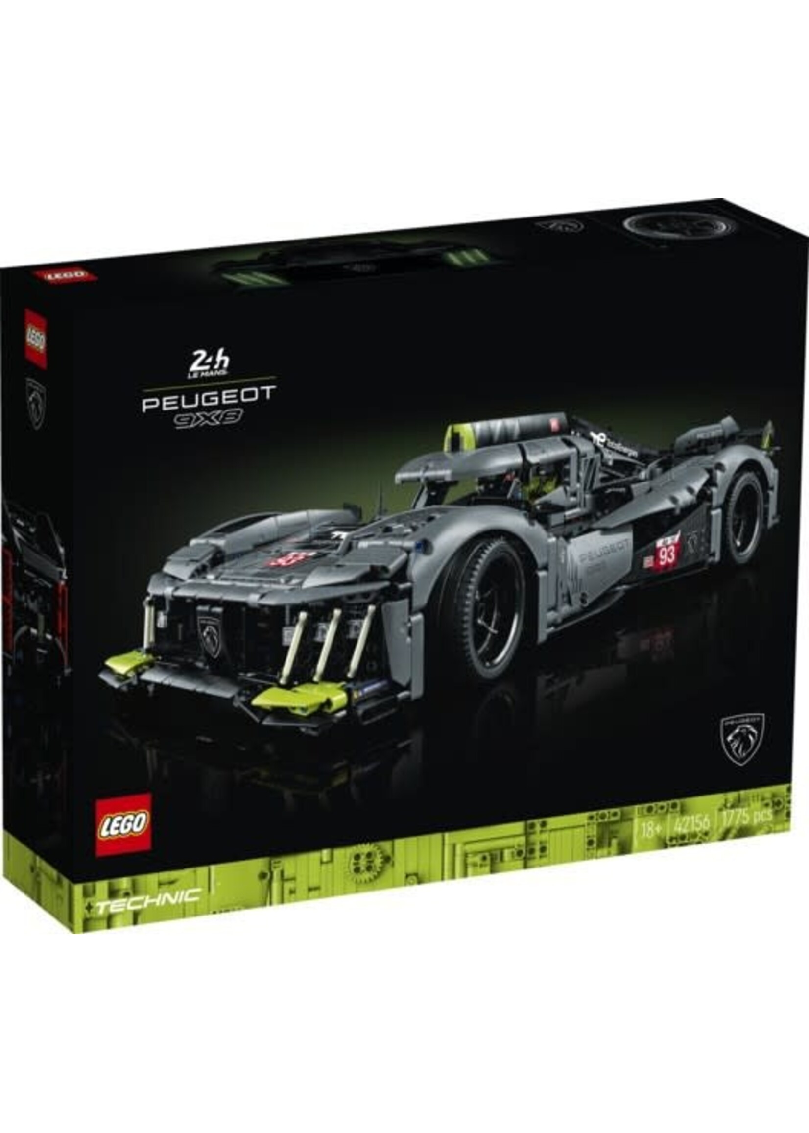 Lego Lego Technic PEUGEOT 9X8 24H Le Mans Hybrid Hypercar (42156)