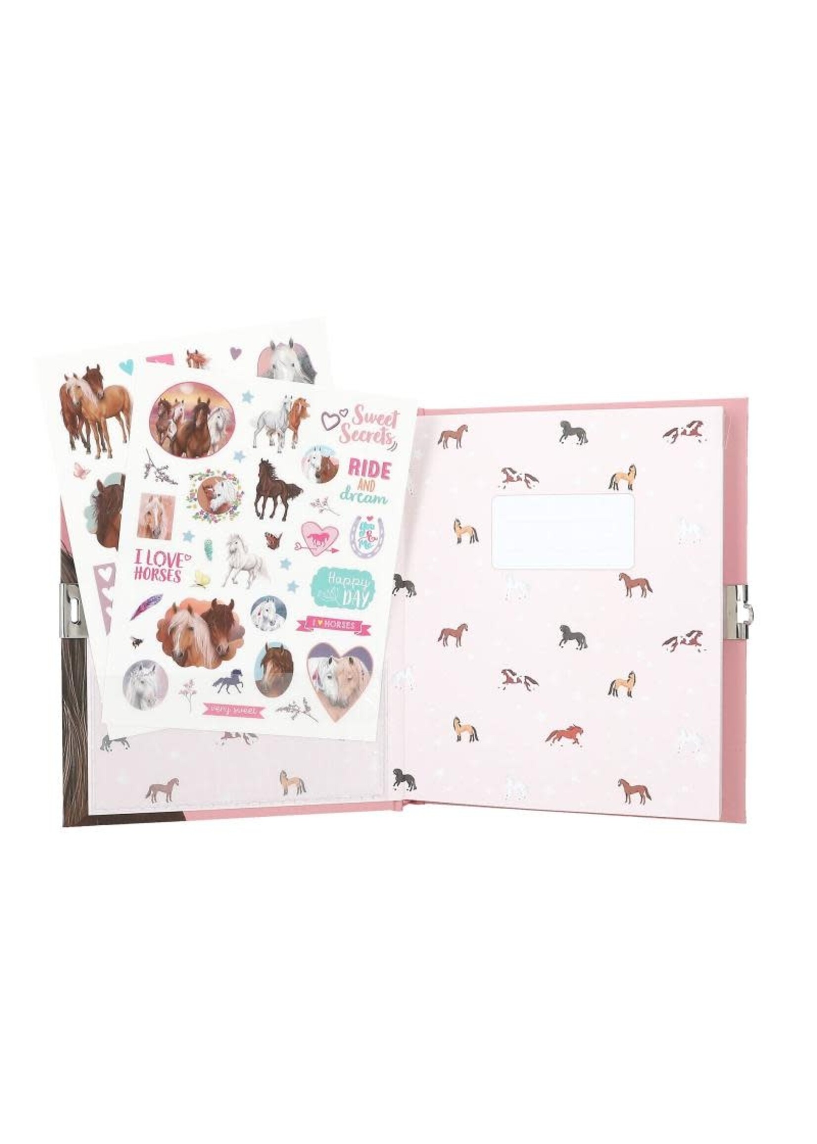 Miss Melody Miss Melody dagboek met stickers, motief 2