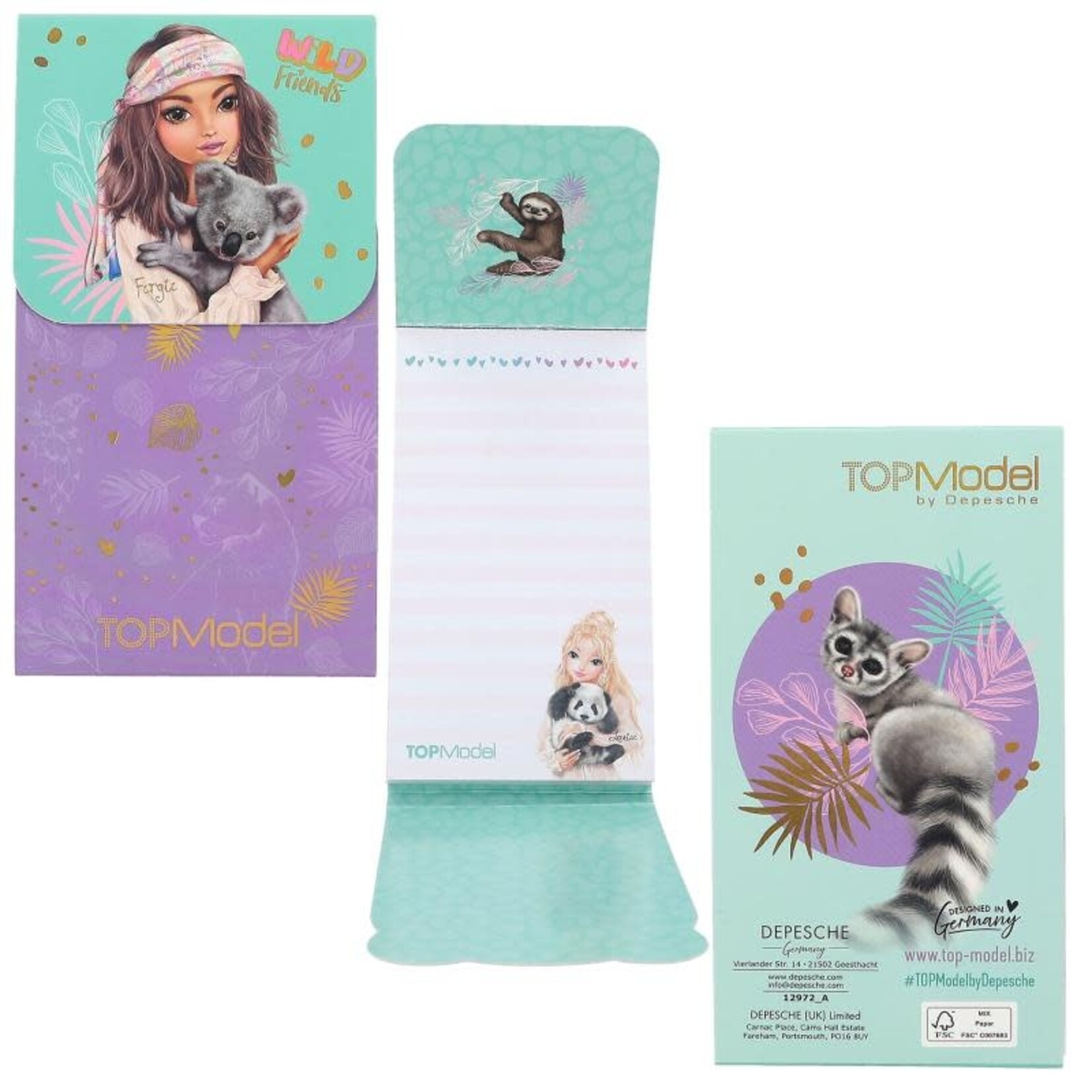 Topmodel TOPModel blok met magneetsluiting WILD (Per stuk)