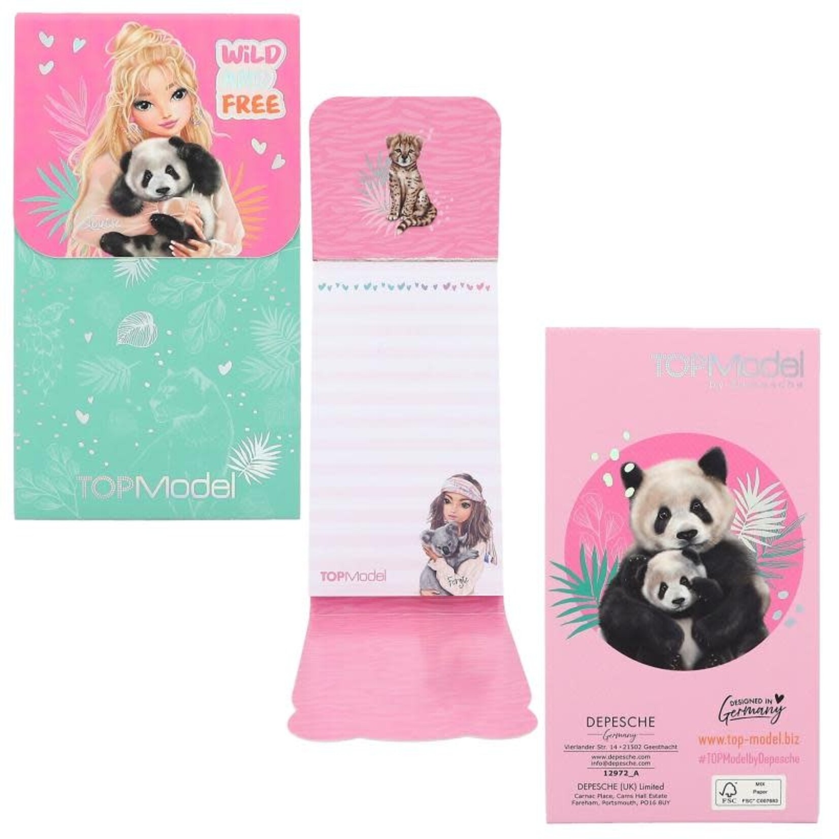 Topmodel TOPModel blok met magneetsluiting WILD (Per stuk)