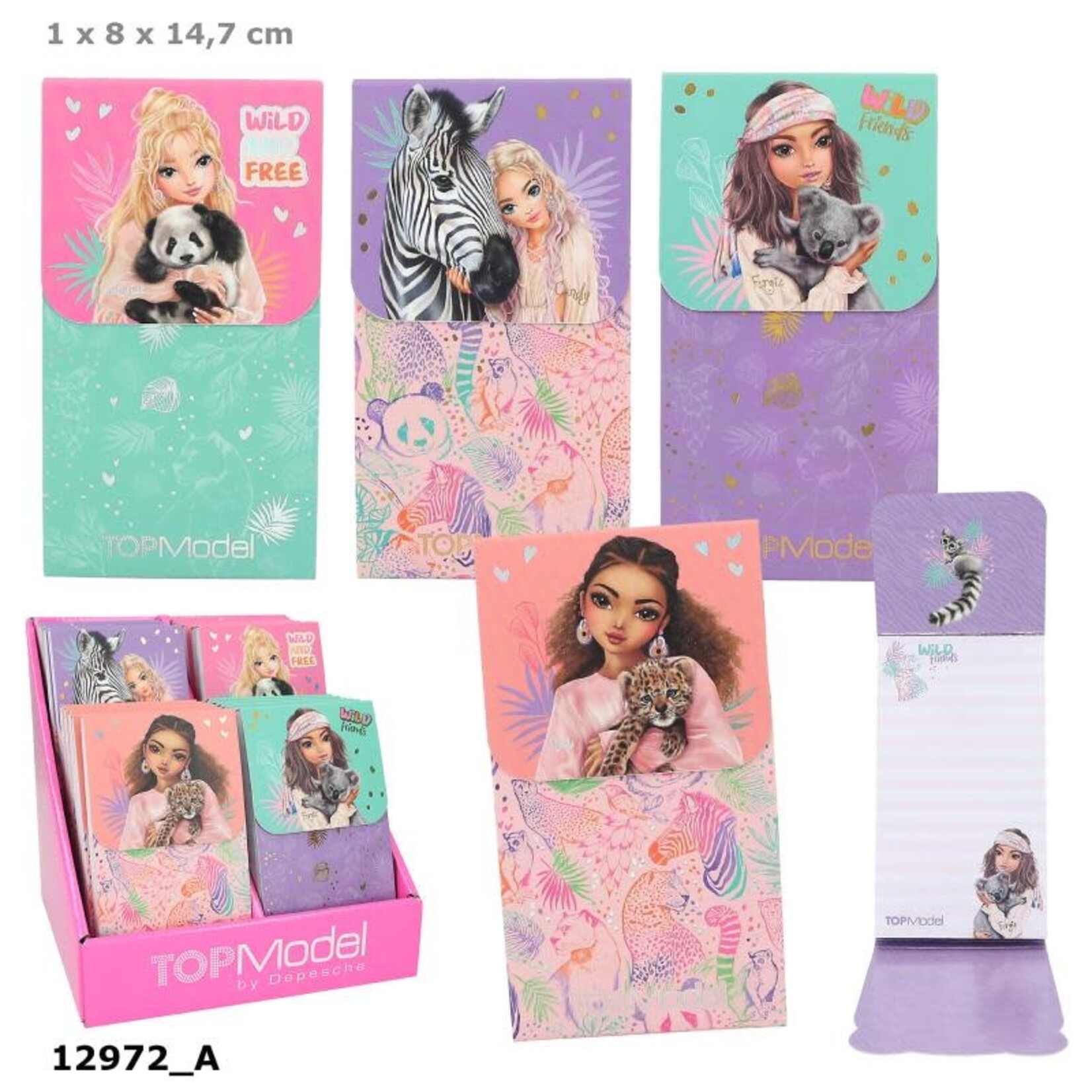 Topmodel TOPModel blok met magneetsluiting WILD (Per stuk)