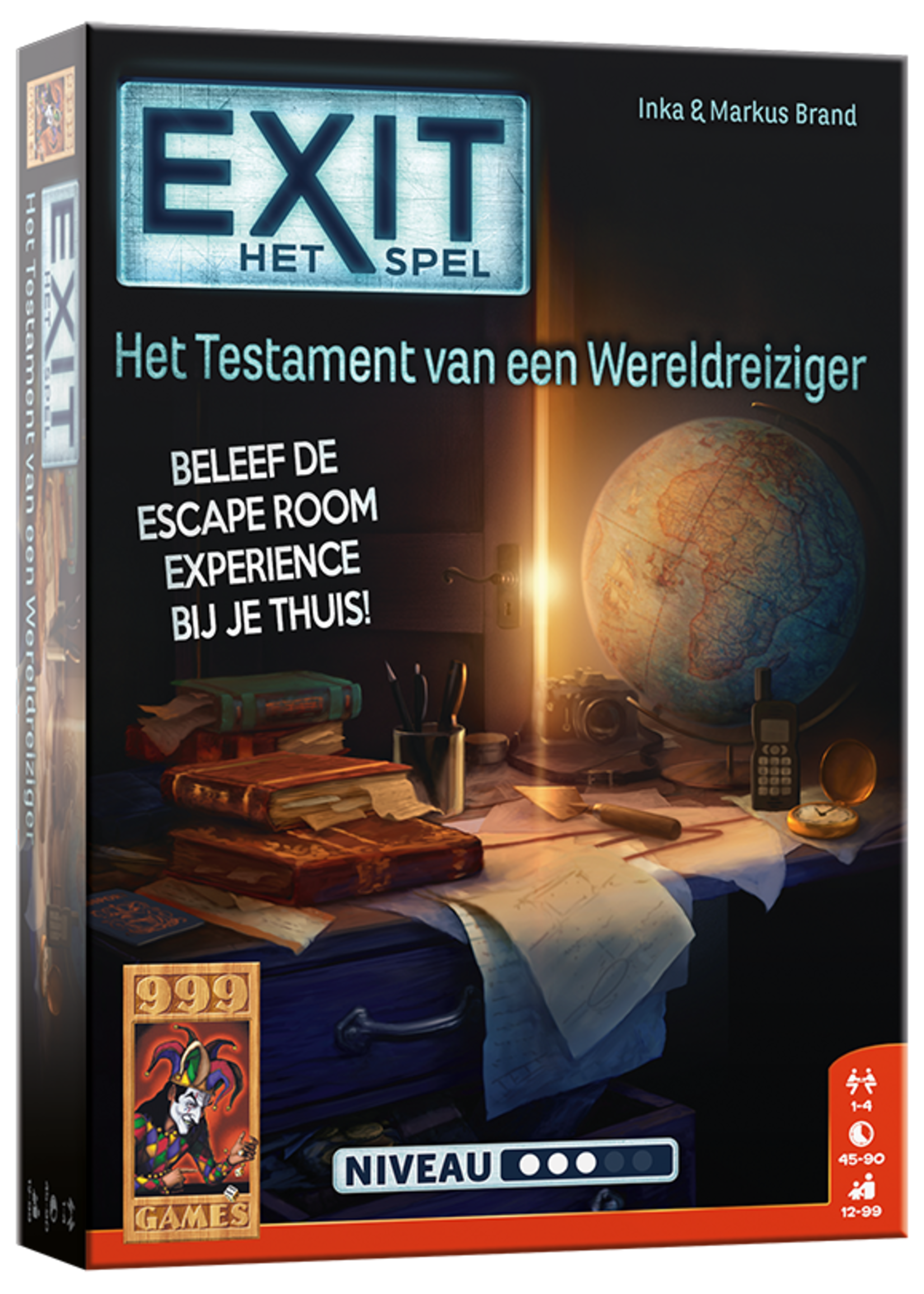 999 Games SPEL EXIT - Het Testament van een Wereldreiziger