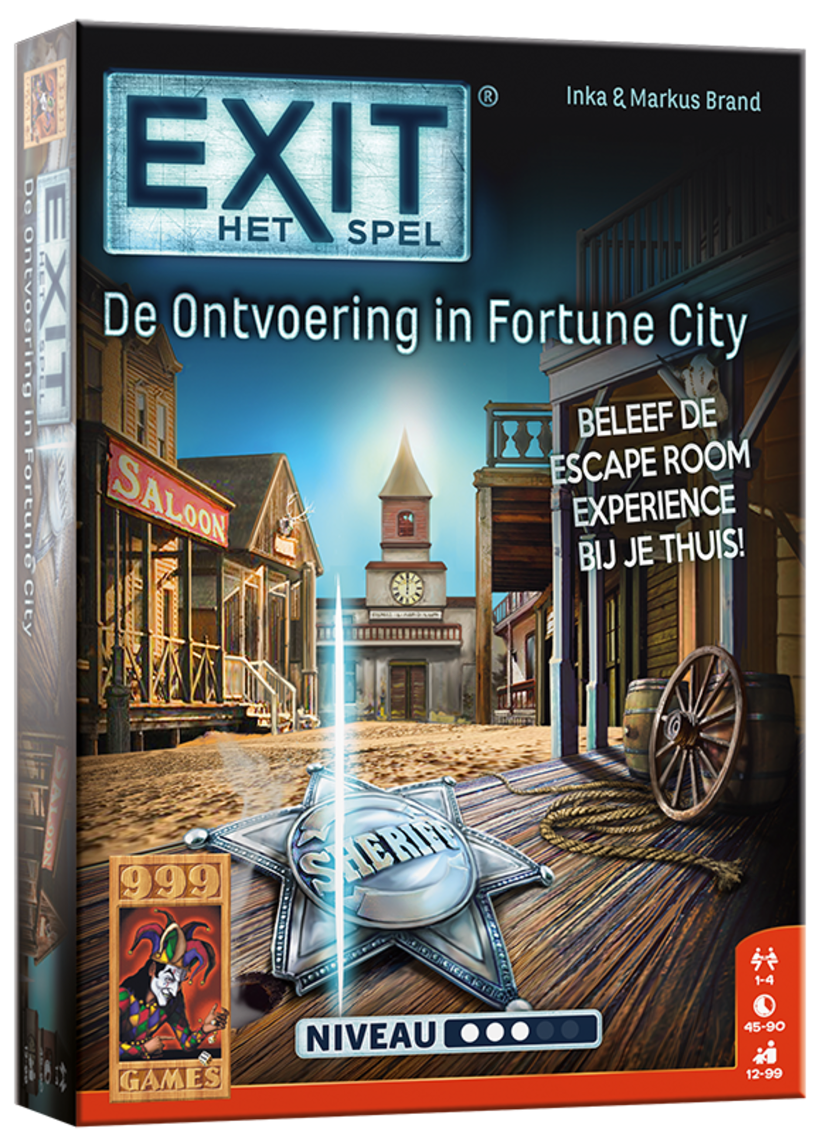 999 Games SPEL EXIT - De Ontvoering in Fortune City