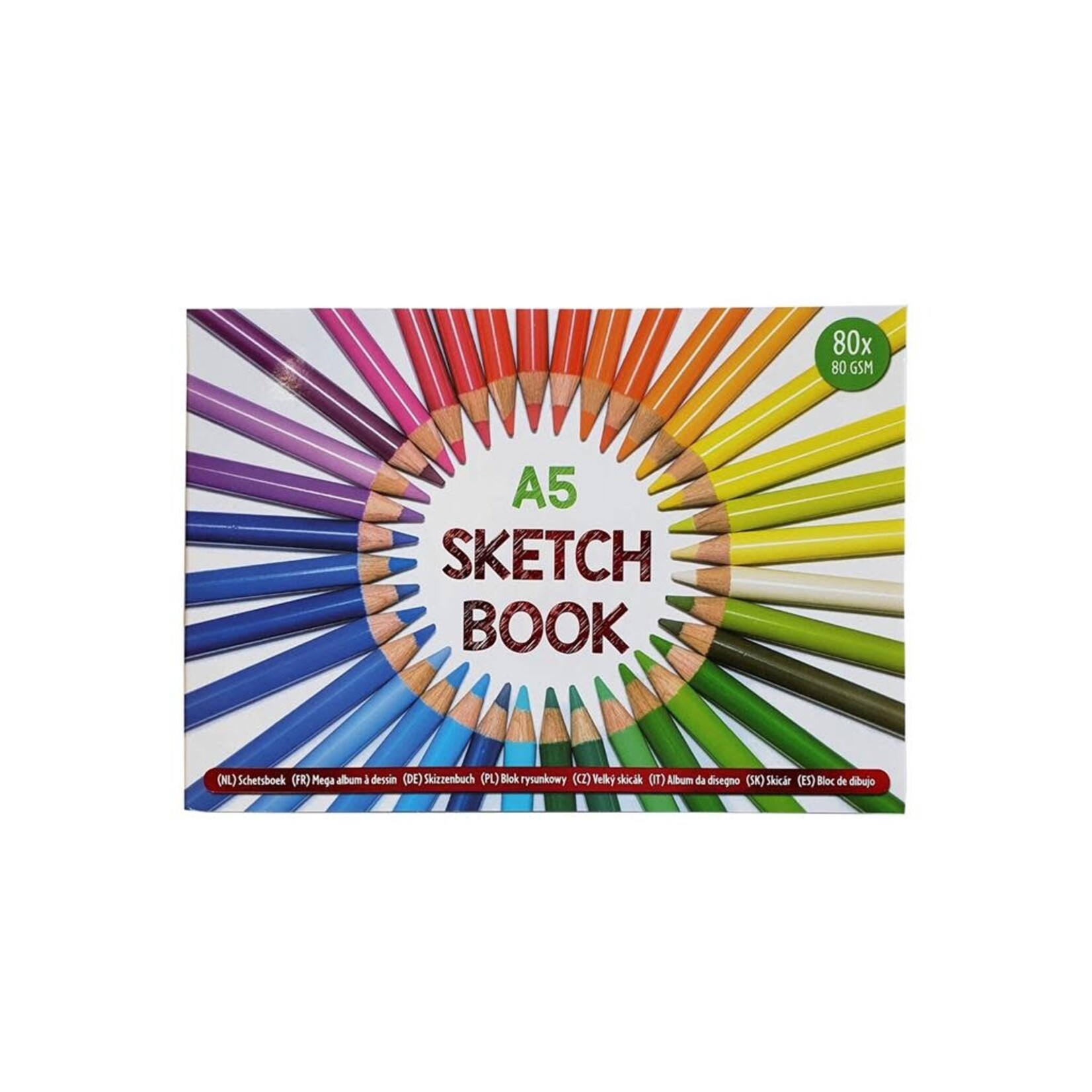 Geen Merk SCHETSBOEK A5 80VEL