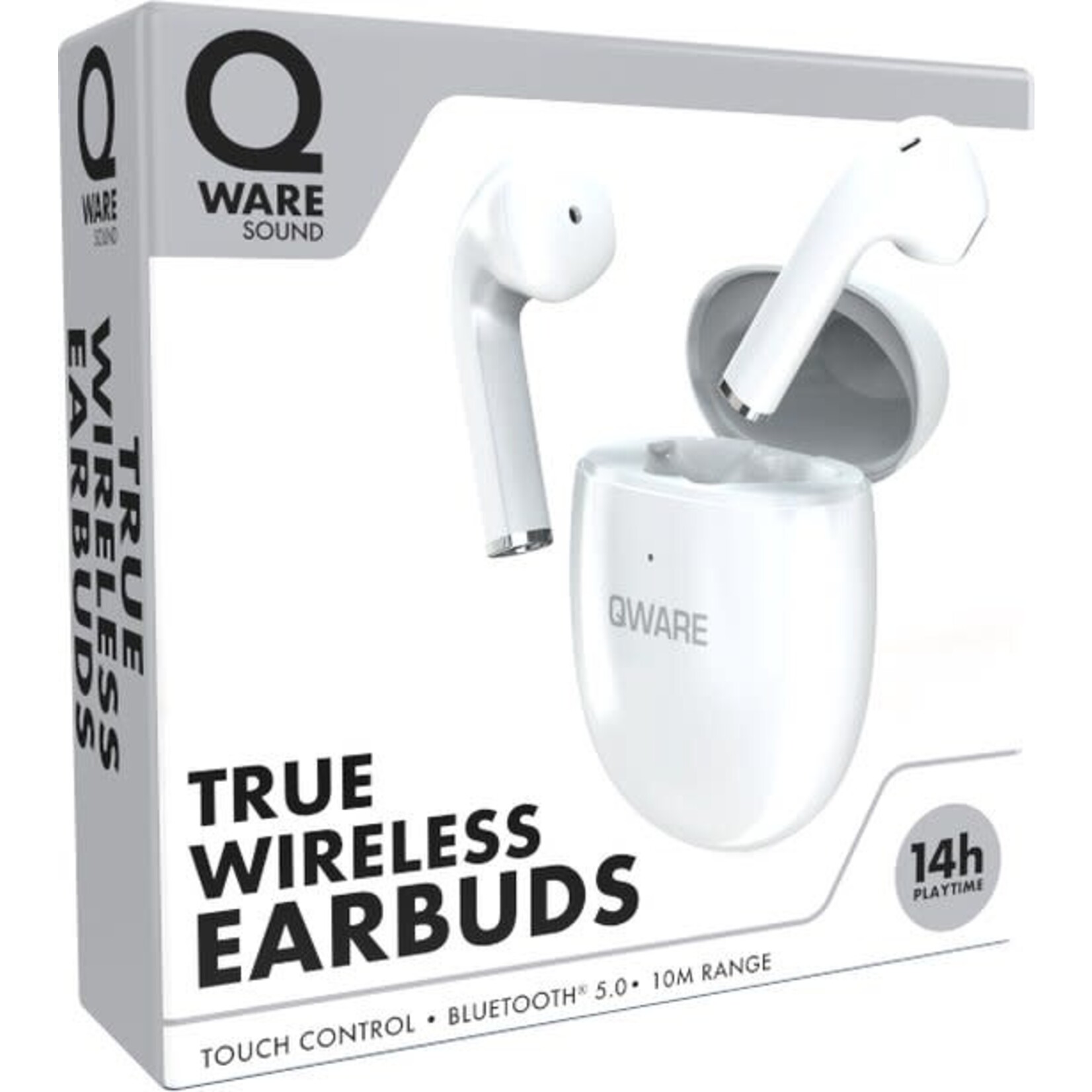 Qware Qware Sound True draadloze oordopjes - wit