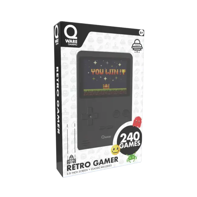Qware Qware Handheld Retro game  2.8 inch - black