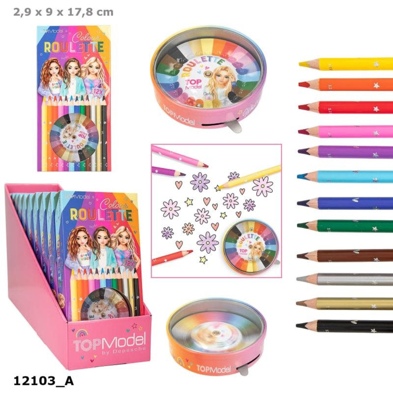 Topmodel TOPModel Colour Roulette