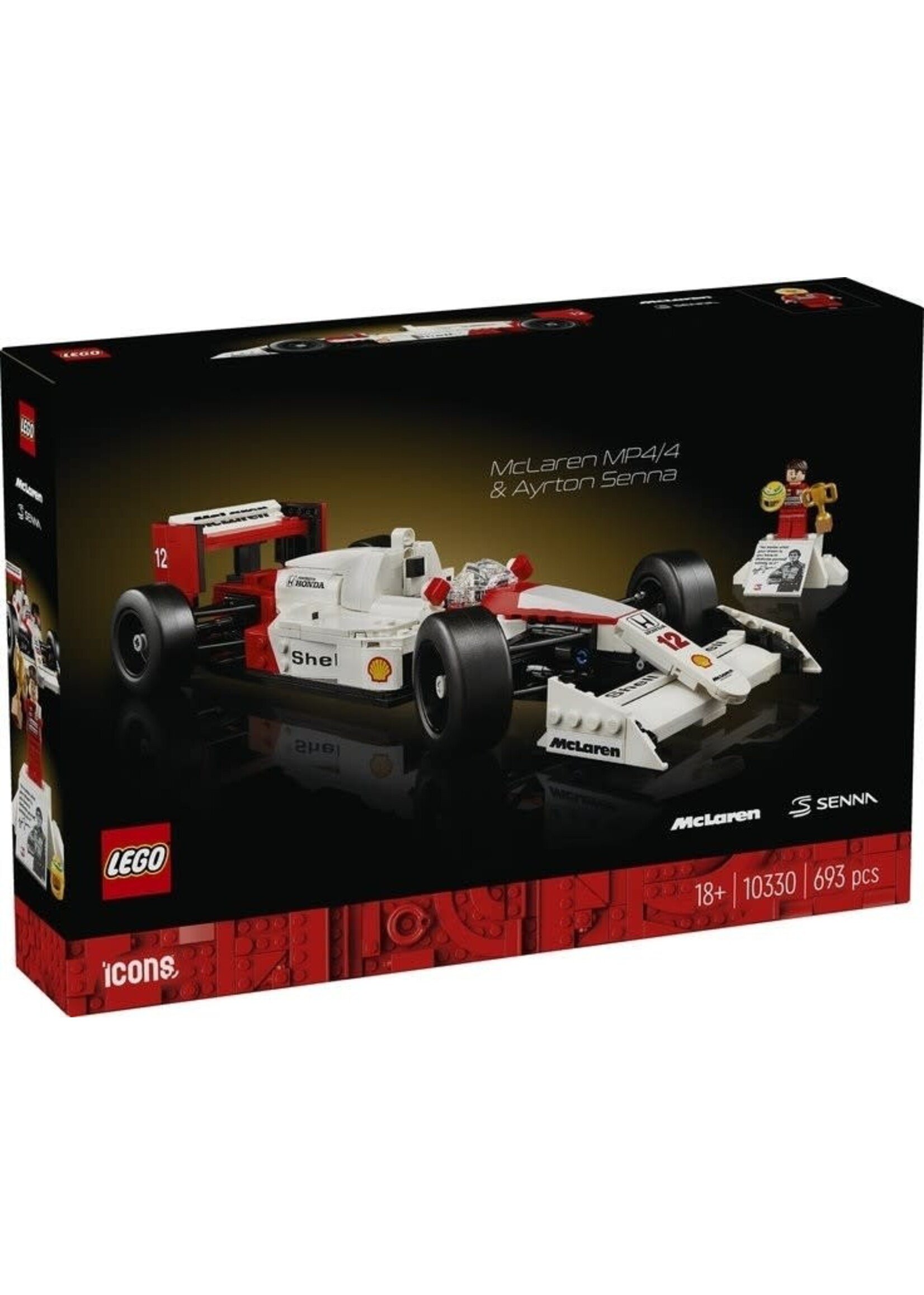 Lego McLaren MP4/4 en Ayrton Senna Lego (10330)