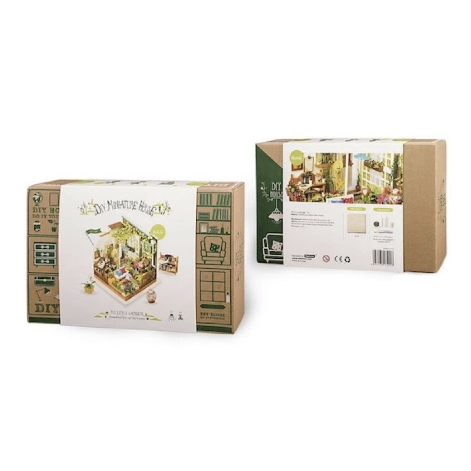 Robotime ROBOTIME MILLER`S FLOWER HOUSE - MINIATUUR HUISJE