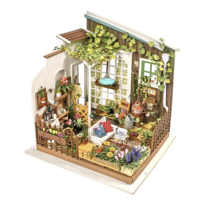 Robotime ROBOTIME MILLER`S FLOWER HOUSE - MINIATUUR HUISJE