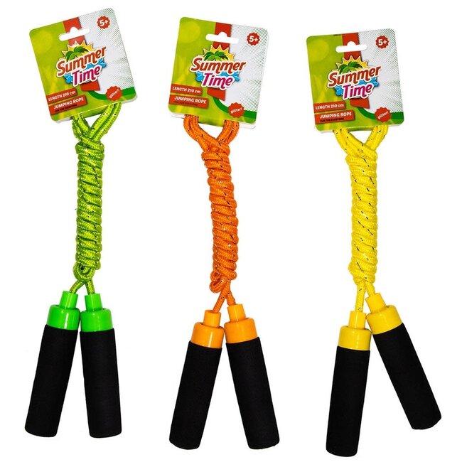 Summertime SUMMERTIME SPRINGTOUW 210 CM ASSORTED GLITTER DELUXE (PER STUK)