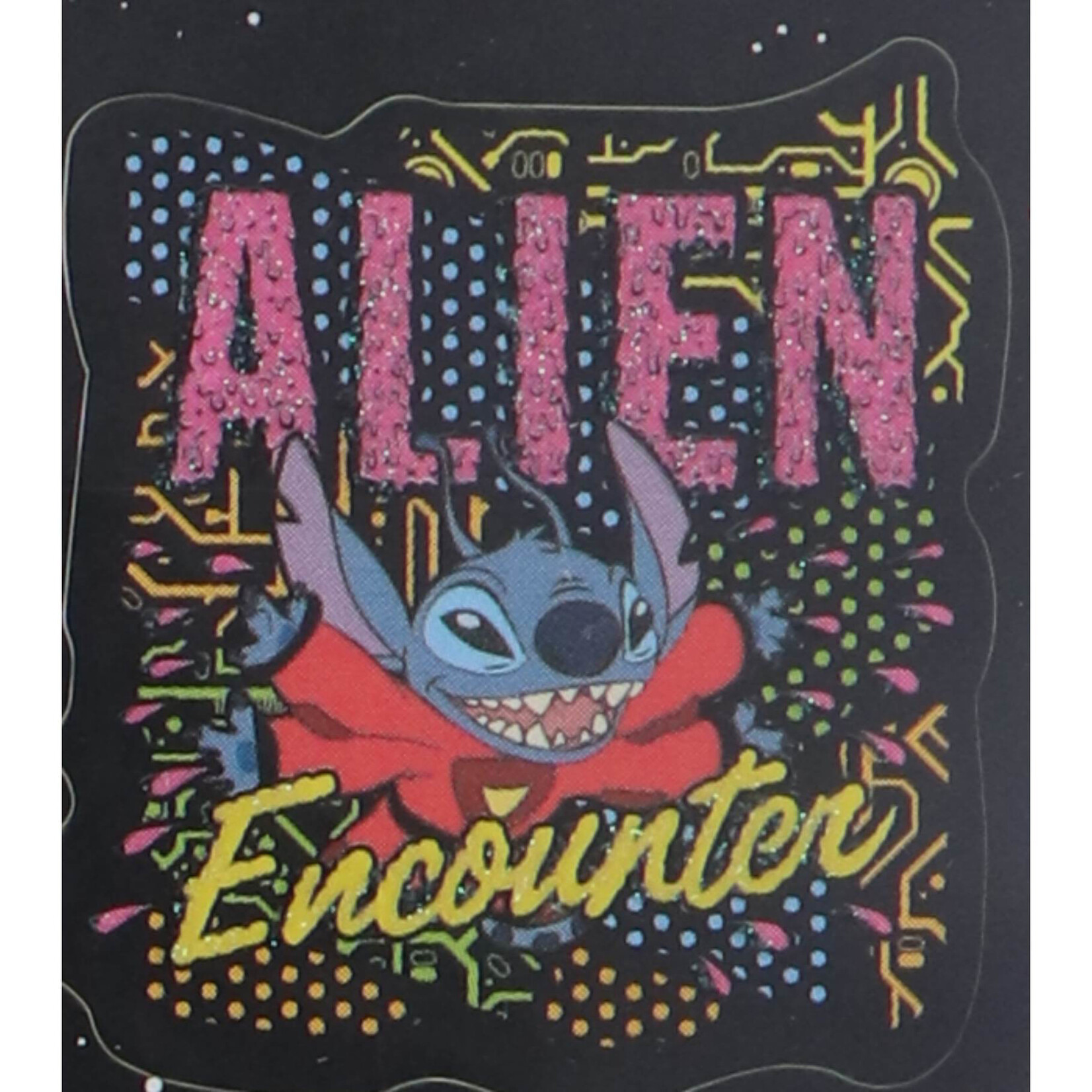 Disney Stickers Disney Stitch glitter