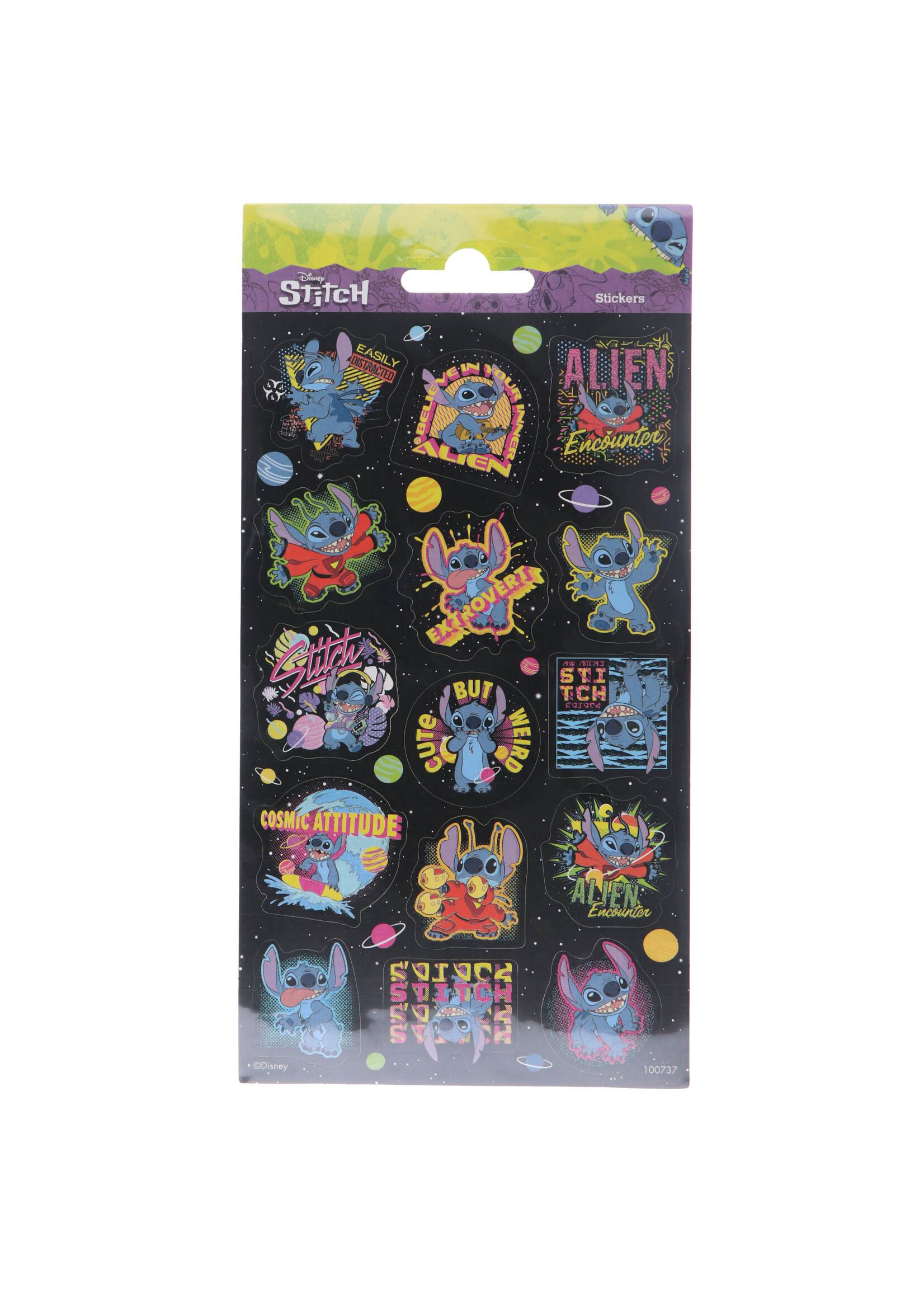 Disney Stickers Disney Stitch glitter