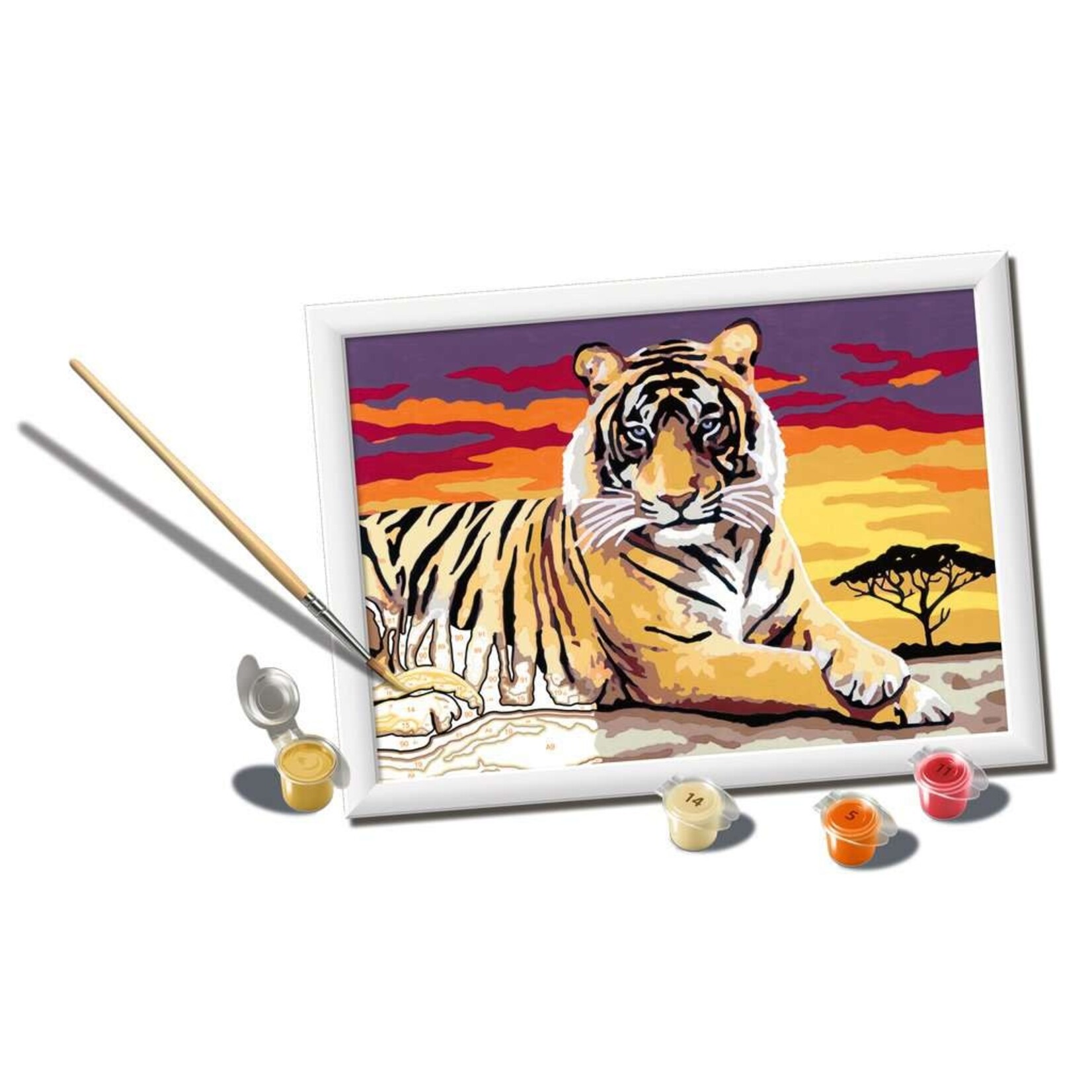 Ravensburger CreArt - Majestic Tiger - Schilderen op nummer