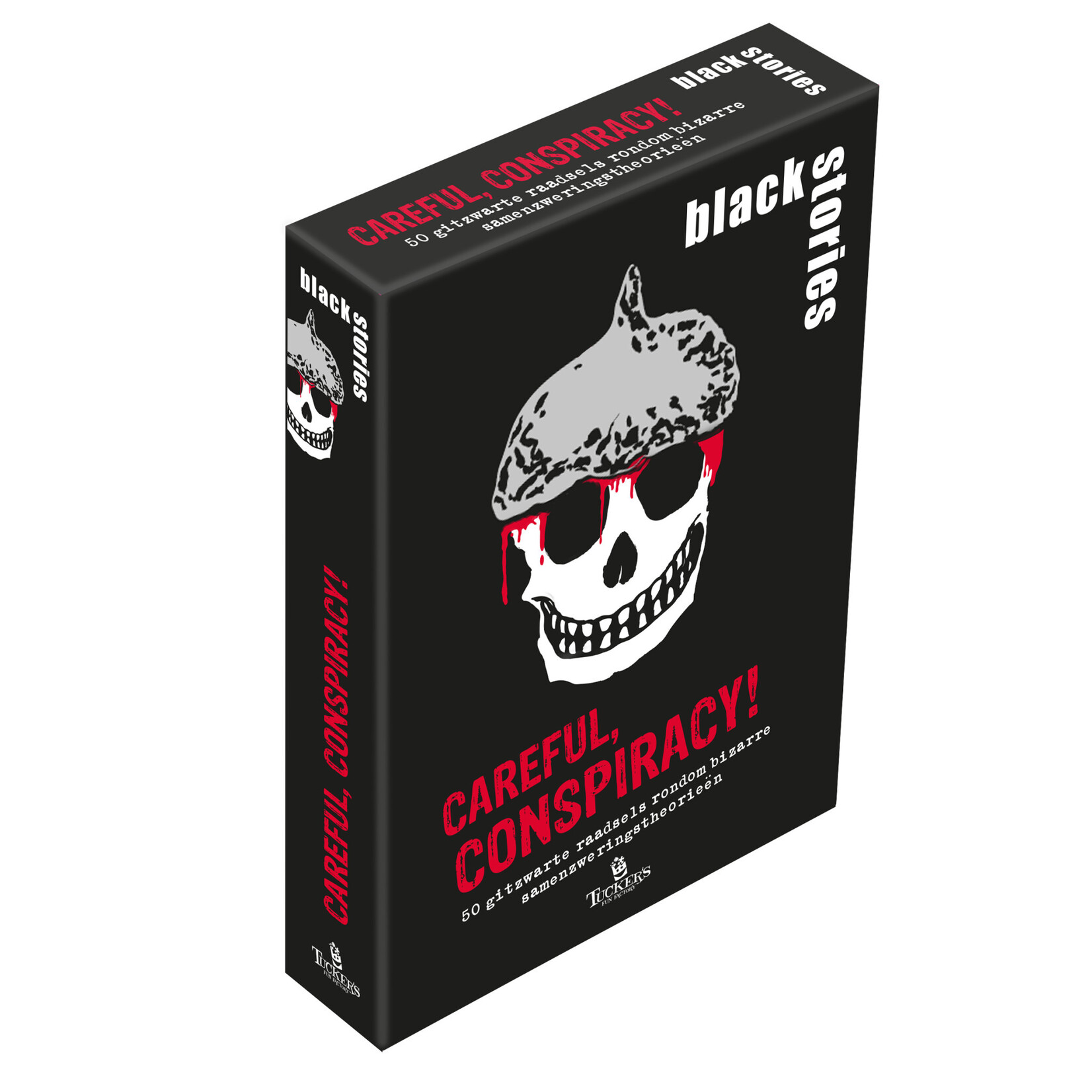 Tucker's Fun Factory SPEL black stories Careful, Conspiracy!