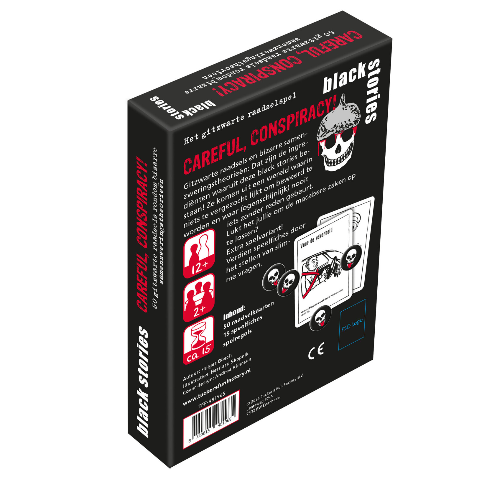 Tucker's Fun Factory SPEL black stories Careful, Conspiracy!