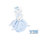 VIB Knuffeldoekje met Apenhoofd Blauw