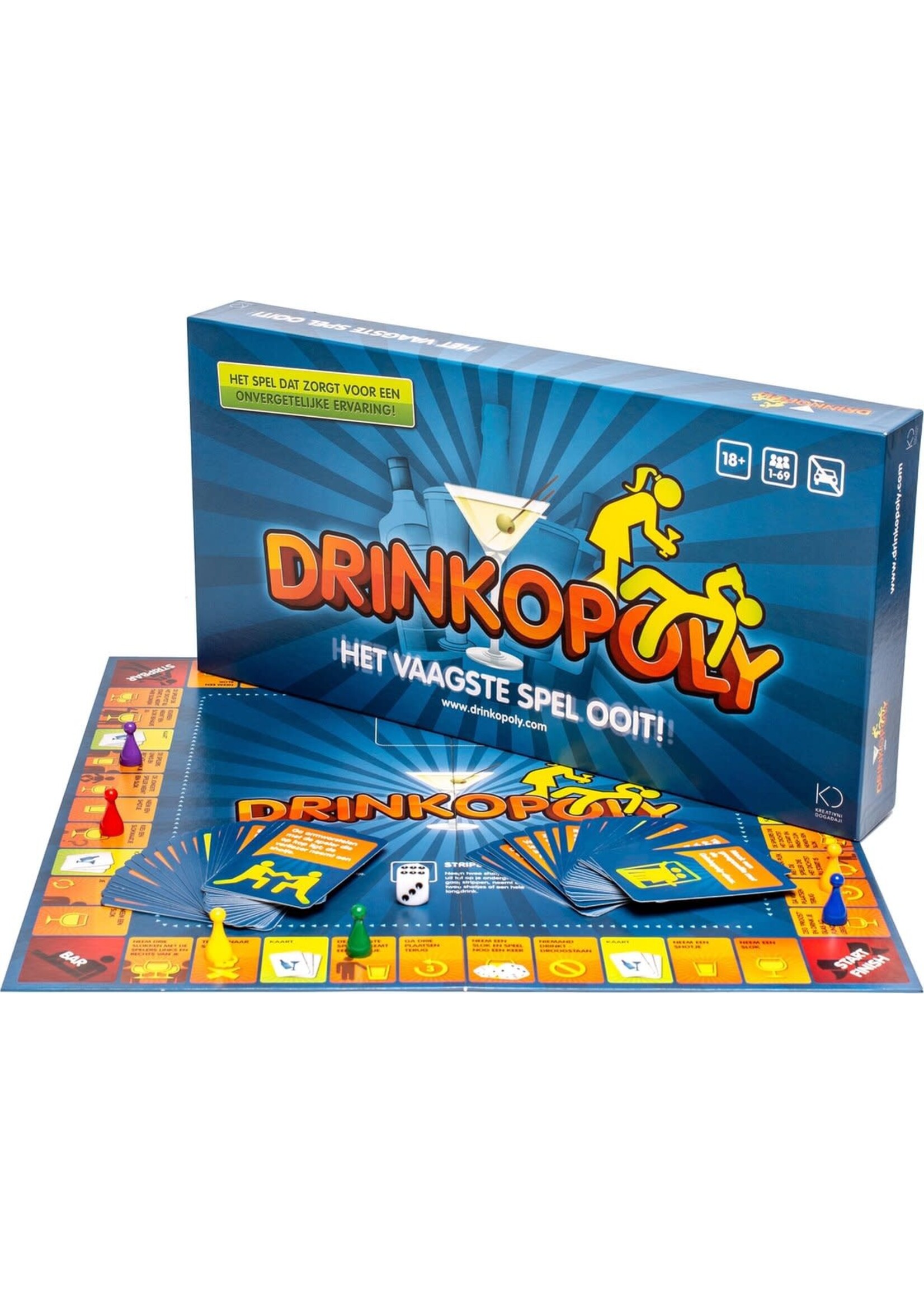 Geen Merk SPEL Drinkopoly - Het vaagste spel ooit! - Nederlands