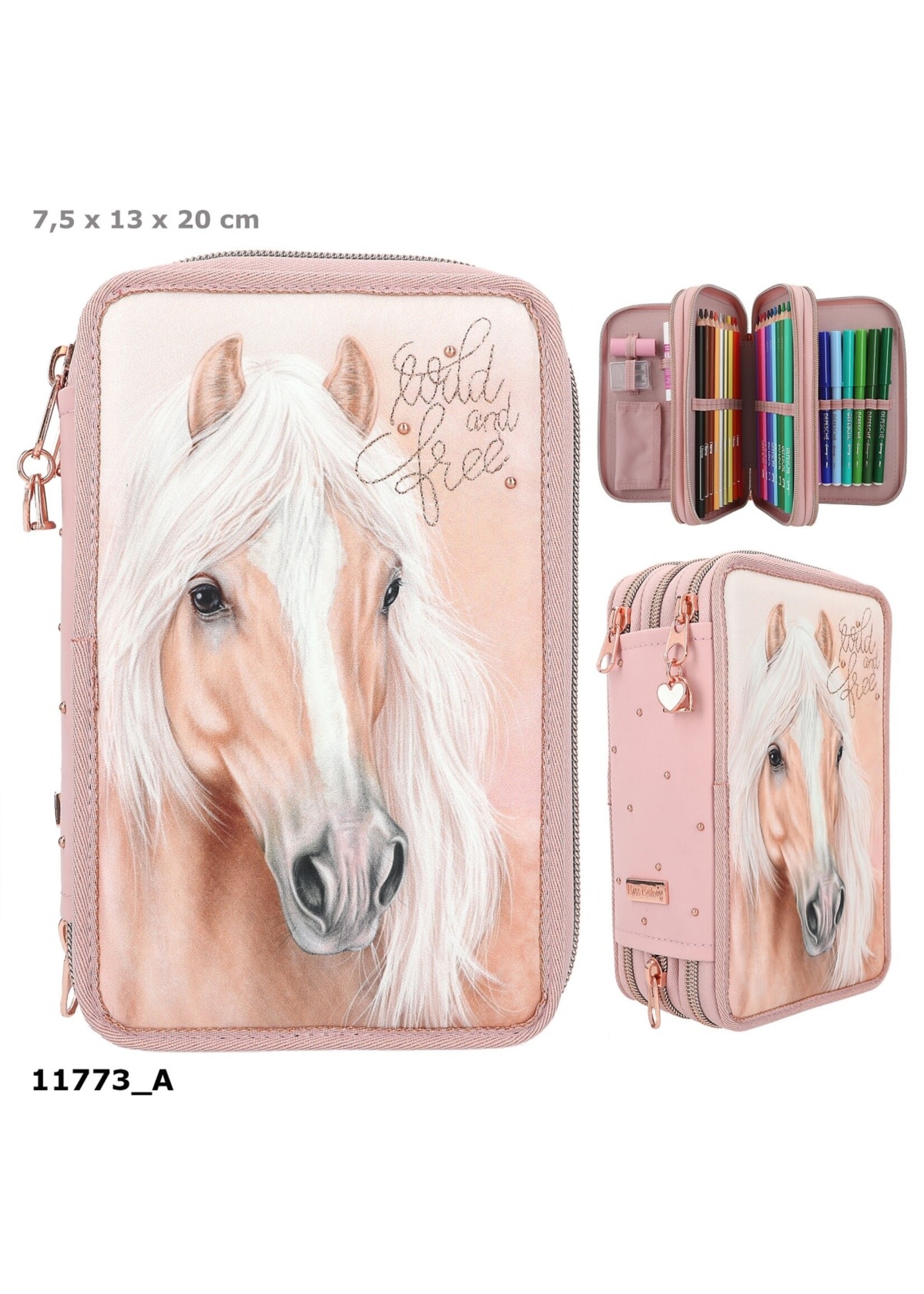 Miss Melody Miss Melody 3-vaks etui ROMANTIC