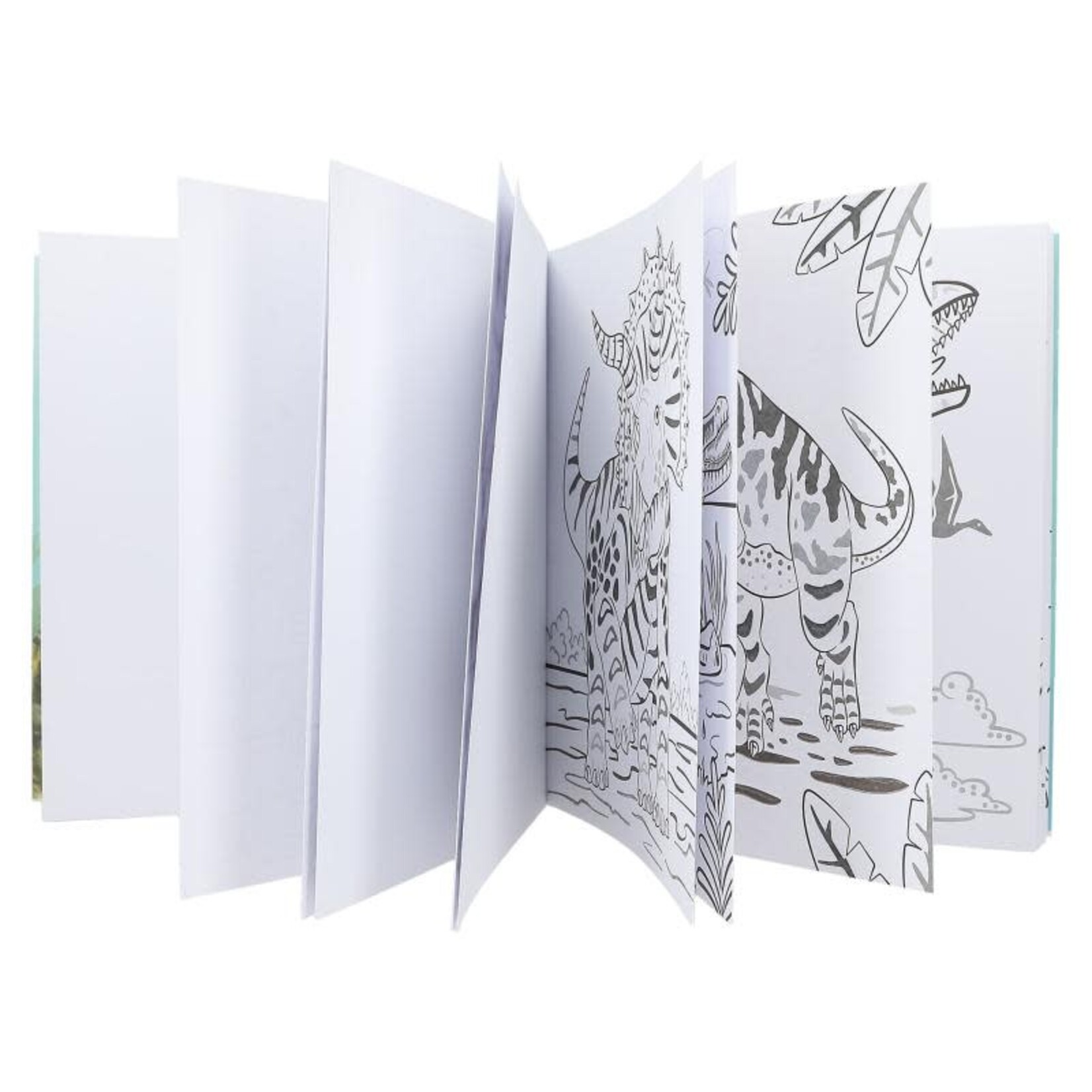 Dinoworld Dino World waterverf boek