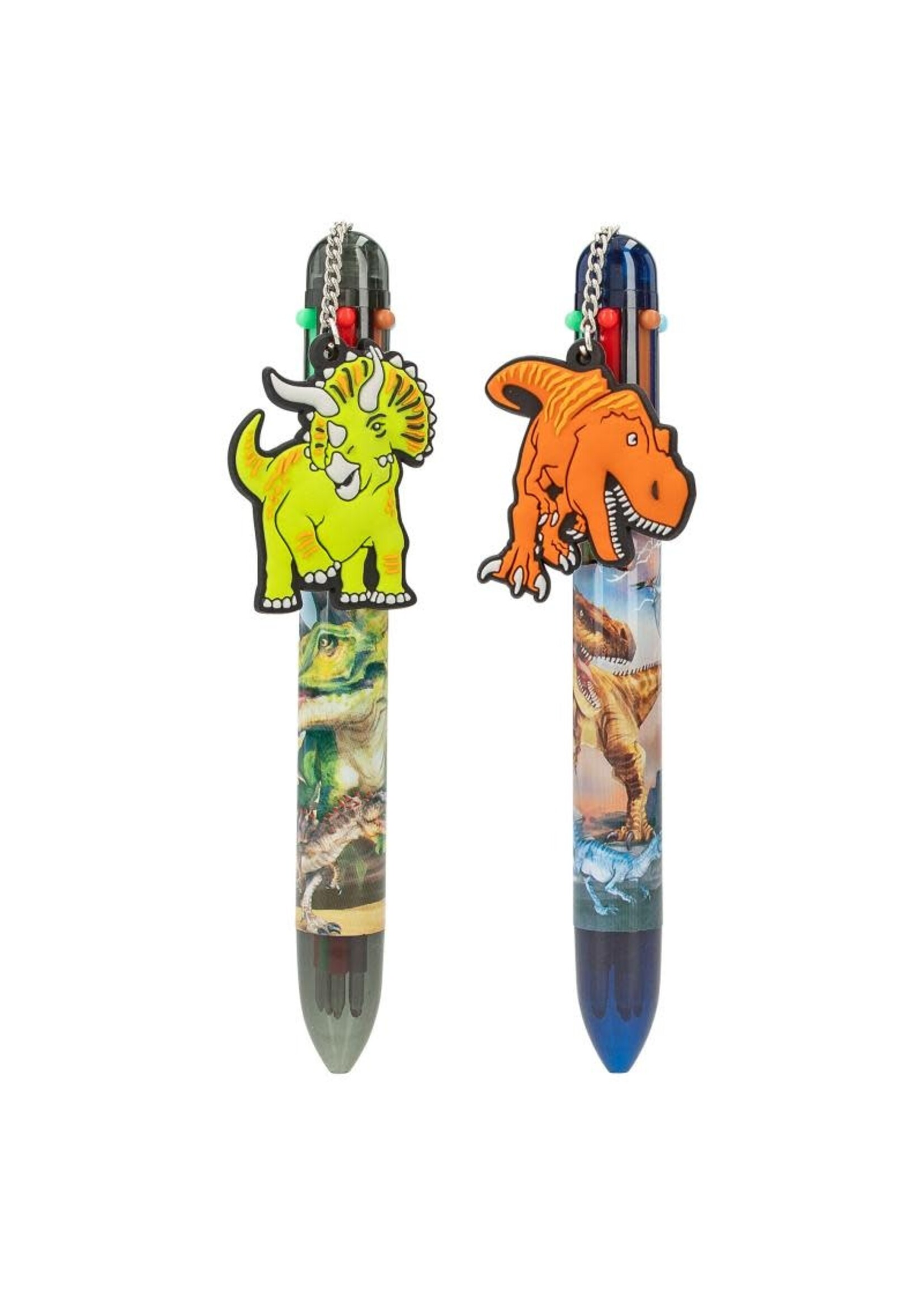 Dinoworld Dino World gelpen met 6 kleuren (per stuk)