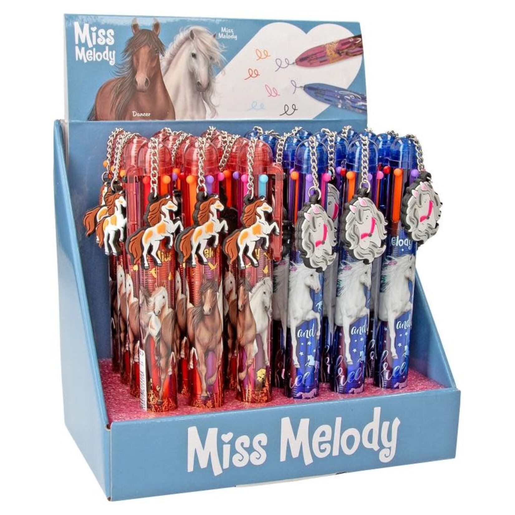 Miss Melody Miss Melody gelpen met 6 kleuren (pe stuk)