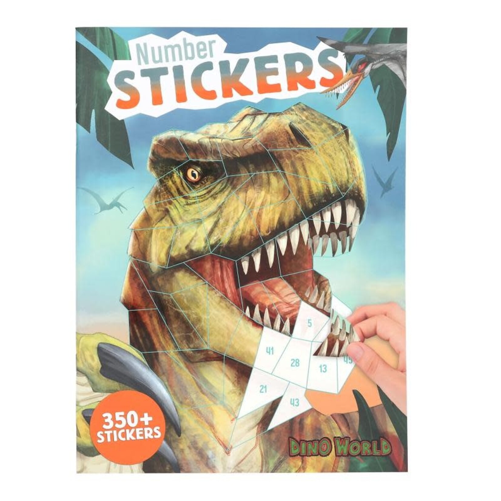Dinoworld Dino World nummer stickers