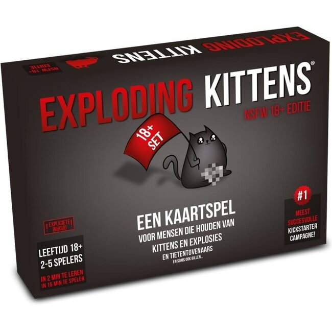 Asmodee Spel Exploding Kittens: NSFW Edition