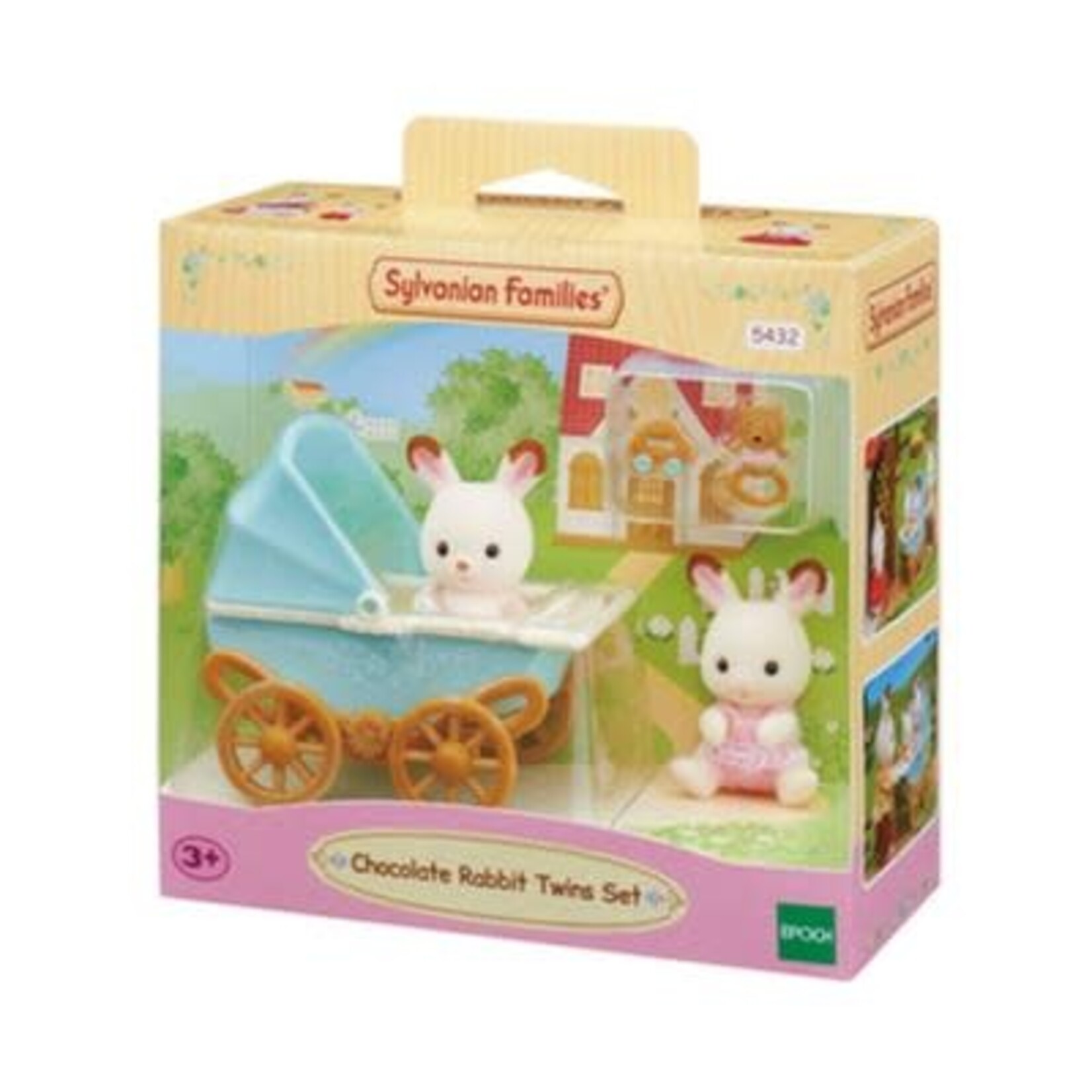 Sylvanian Families SYLVANIAN FAMILIES 5432 SET TWEELING CHOCOLADE KONIJN
