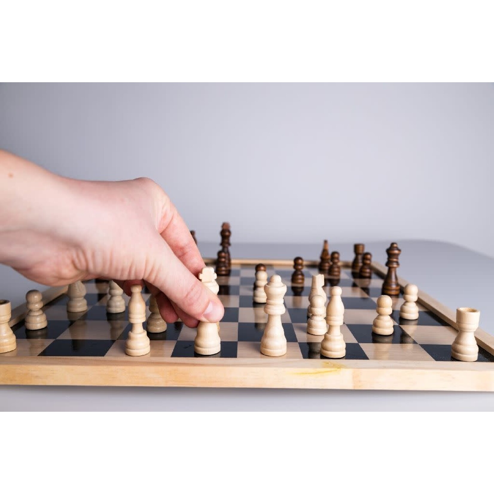 Clown Clown Games Houten Schaakstukken