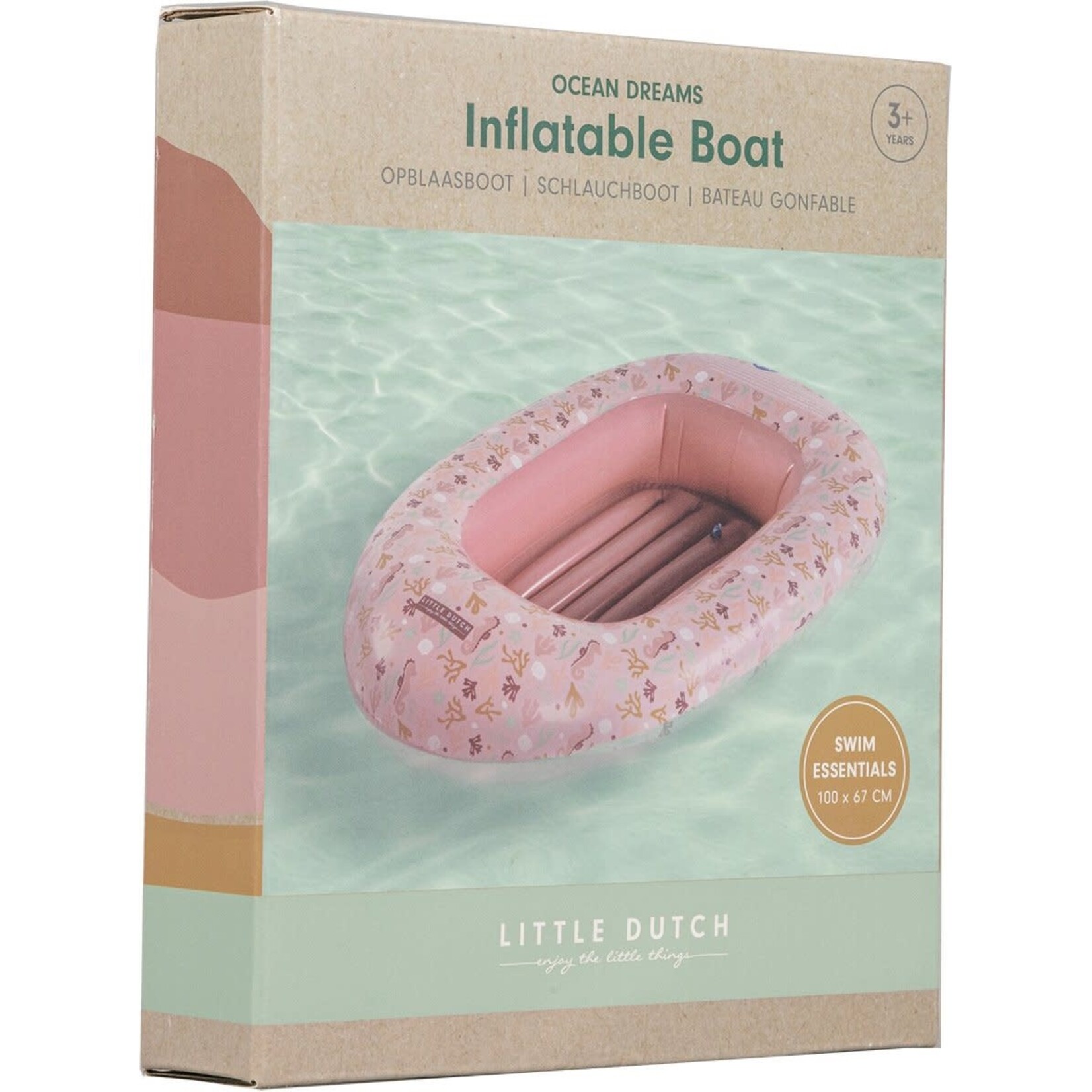 Little Dutch LITTLE DUTCH OCEAN DREAMS BOOT ROZE 100X67CM