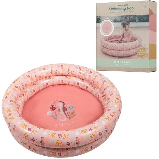 Little Dutch LITTLE DUTCH OCEAN DREAMS ZWEMBAD ROZE 80CM
