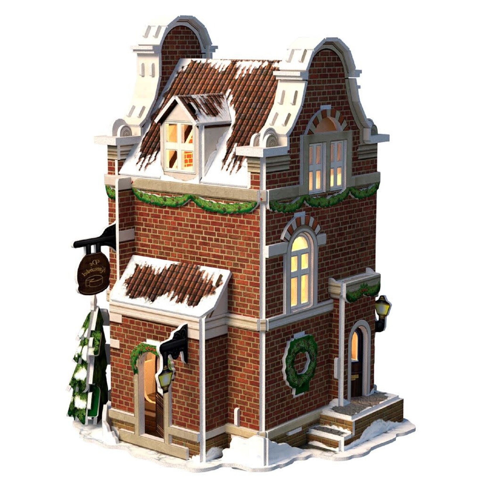 Cubic Fun CUBIC FUN 3D PUZZEL HOLLANDSE KAASWINKEL LED