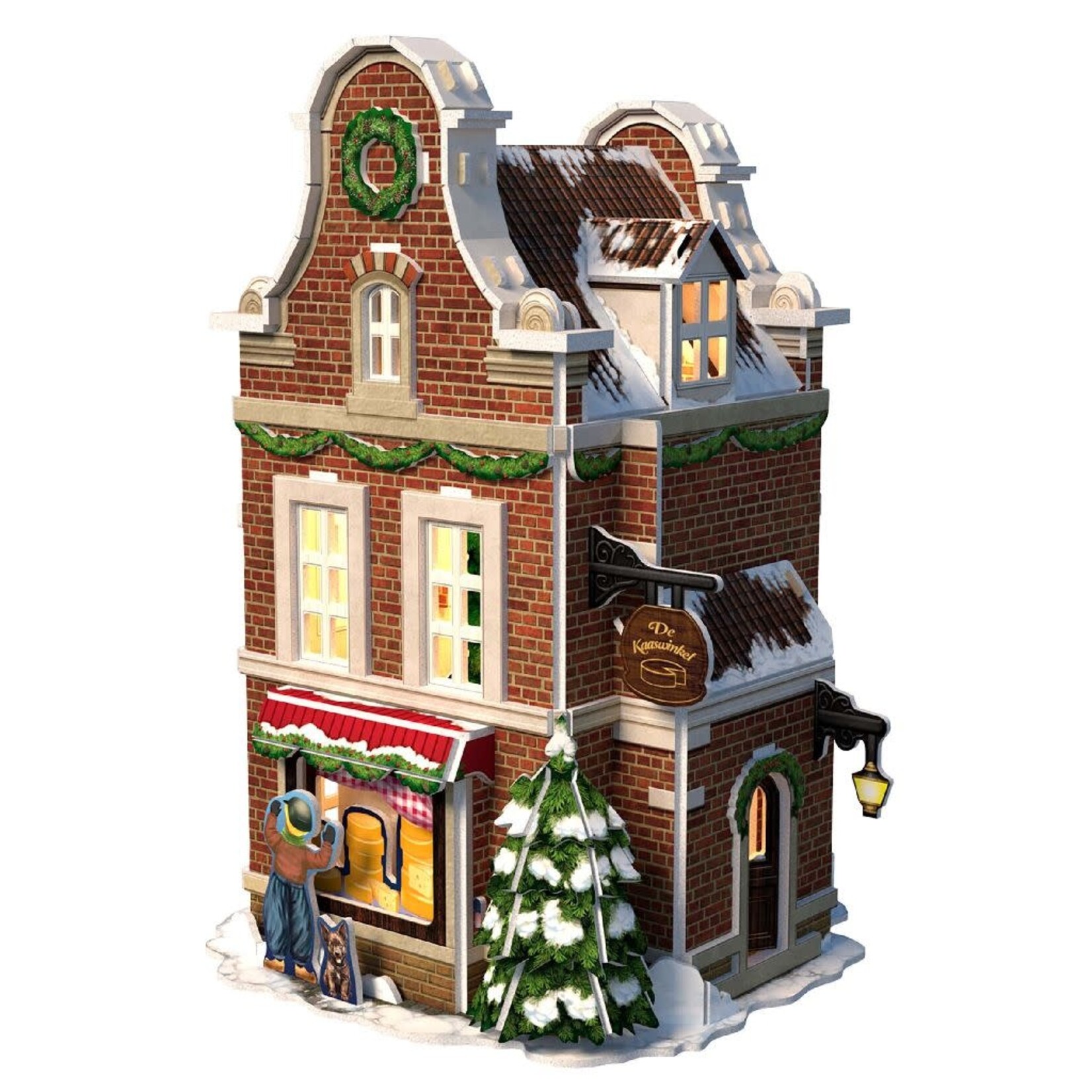 Cubic Fun CUBIC FUN 3D PUZZEL HOLLANDSE KAASWINKEL LED