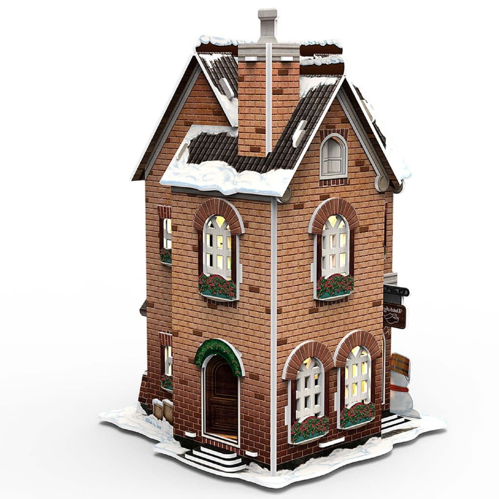 Cubic Fun CUBIC FUN 3D PUZZEL HOLLANDSE KLOMPENMAKERIJ LED