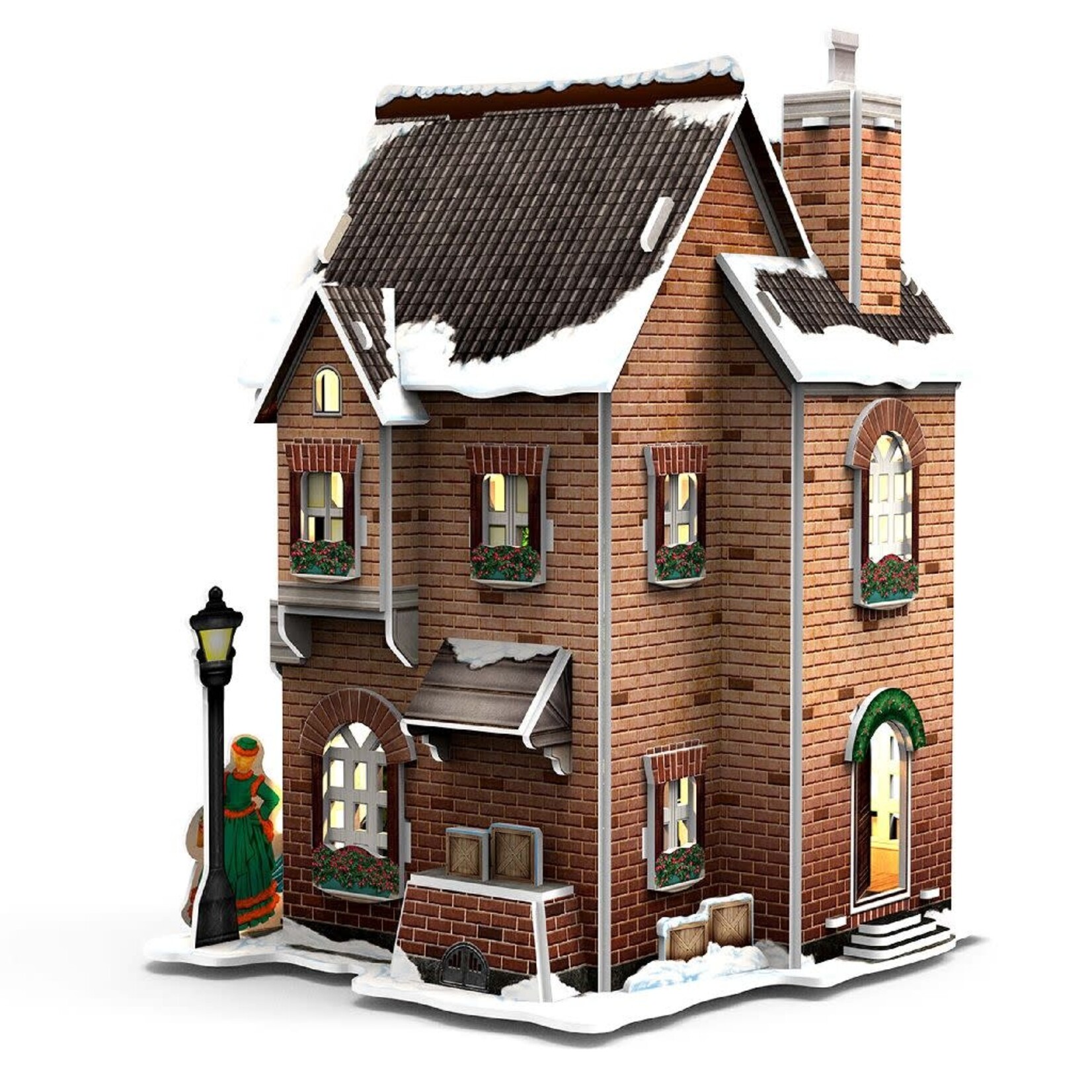 Cubic Fun CUBIC FUN 3D PUZZEL HOLLANDSE KLOMPENMAKERIJ LED