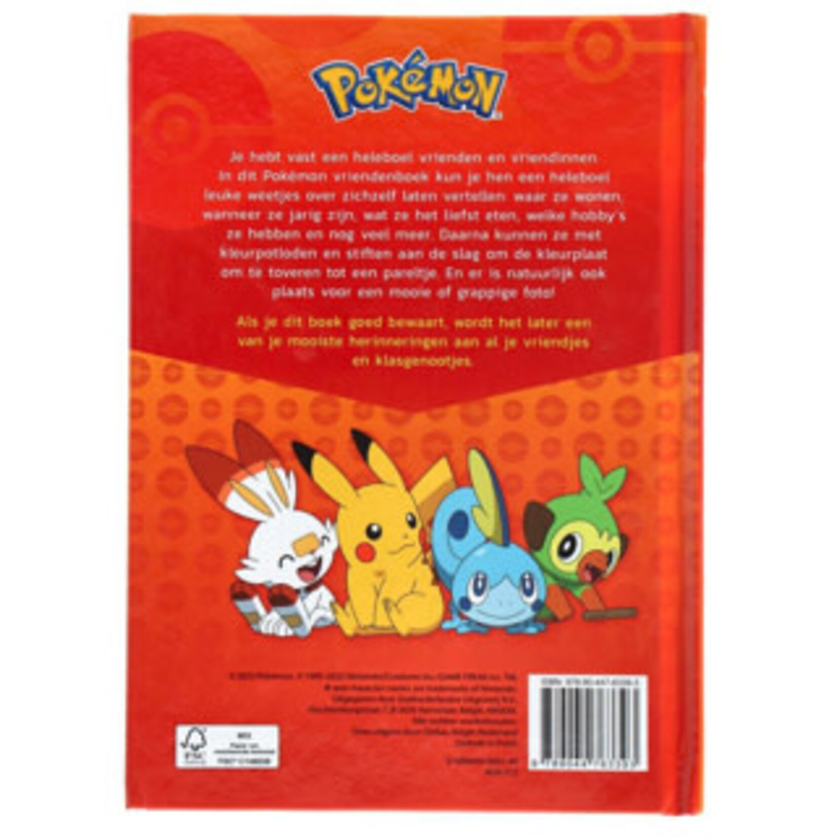 pokemon POKEMON VRIENDENBOEK 64BLZ