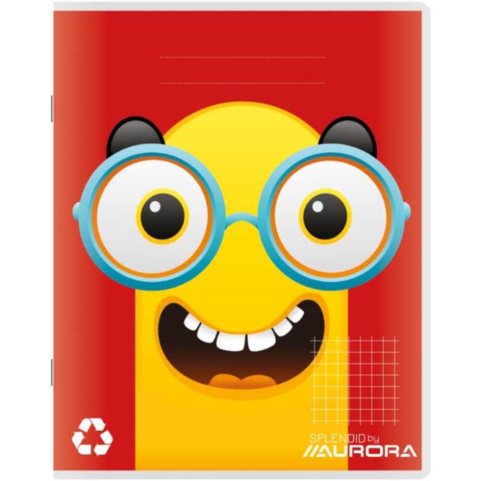 Aurora Aurora: schrift A5, geruit