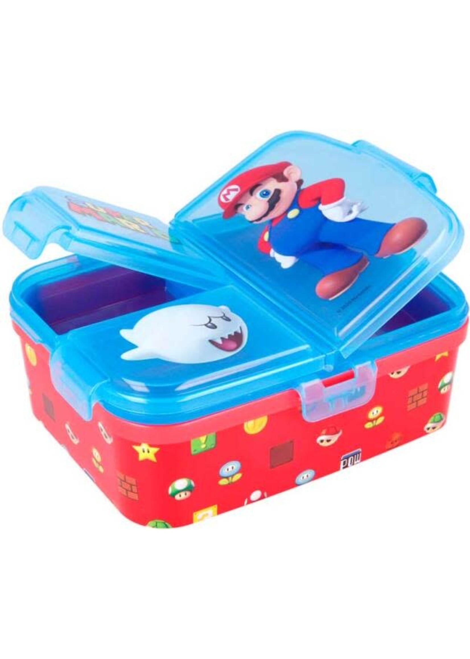 Super Mario Super Mario: Lunchbox met 3 extra aparte vakken