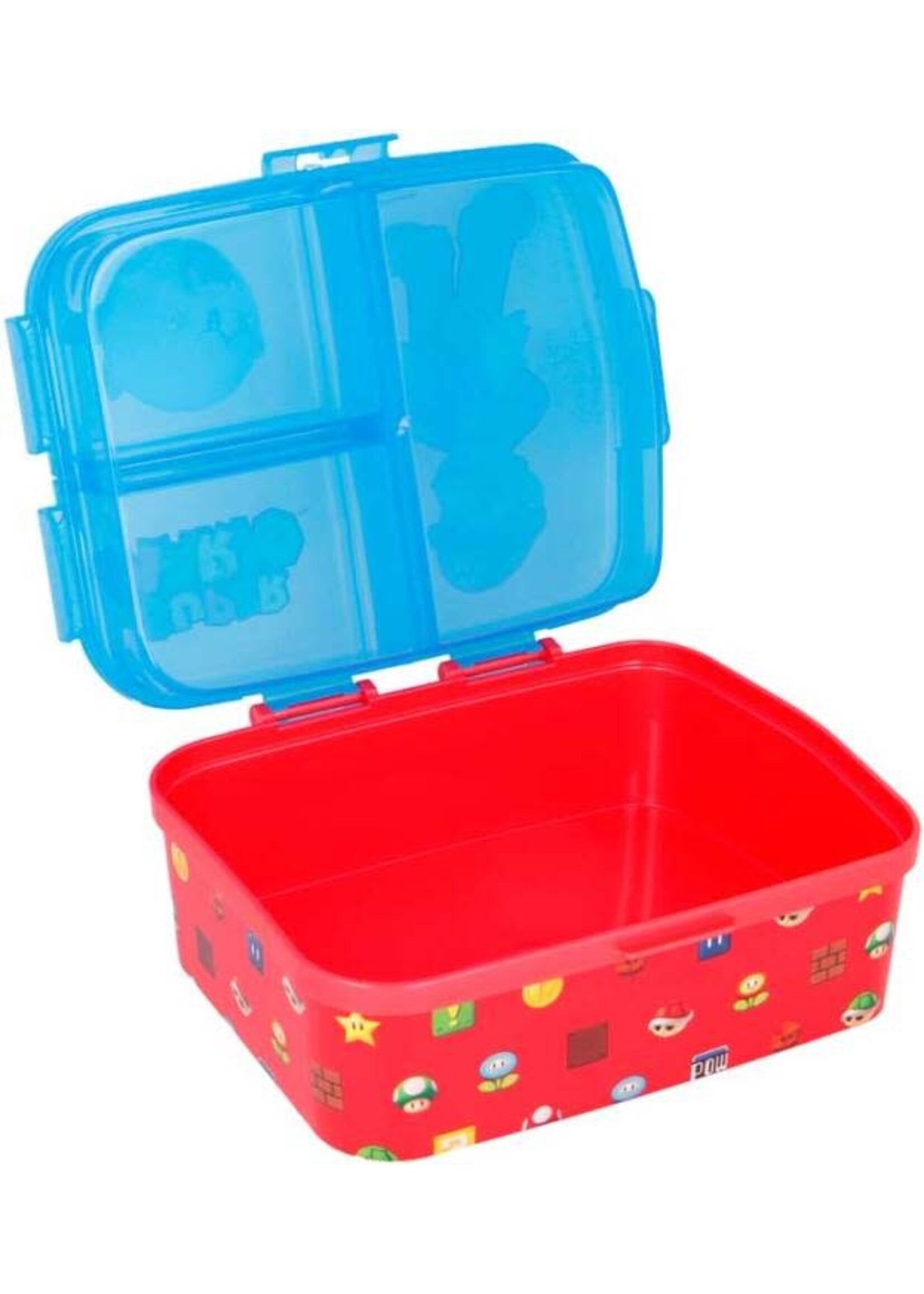 Super Mario Super Mario: Lunchbox met 3 extra aparte vakken