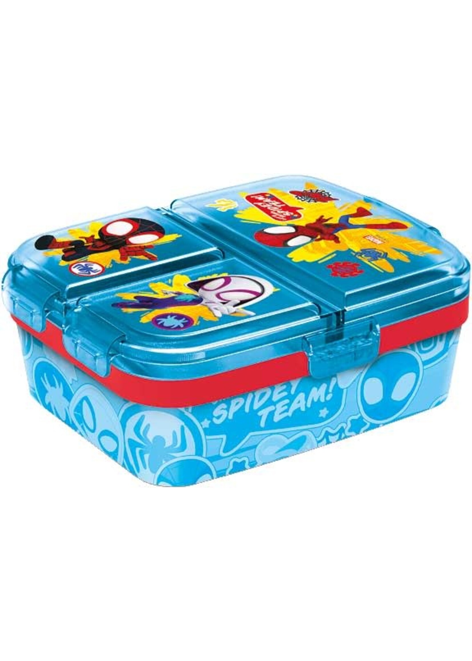 Spider-man Spiderman: Lunchbox met 3 extra aparte vakken - Spidey