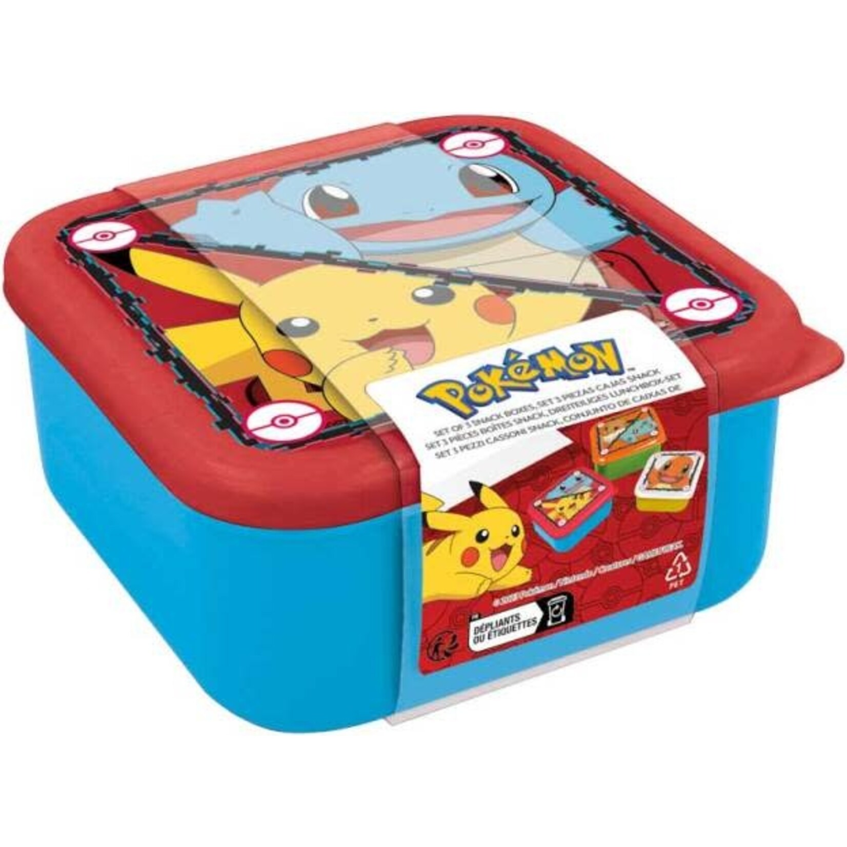 pokemon Pokemon Snack Box 3 stuks