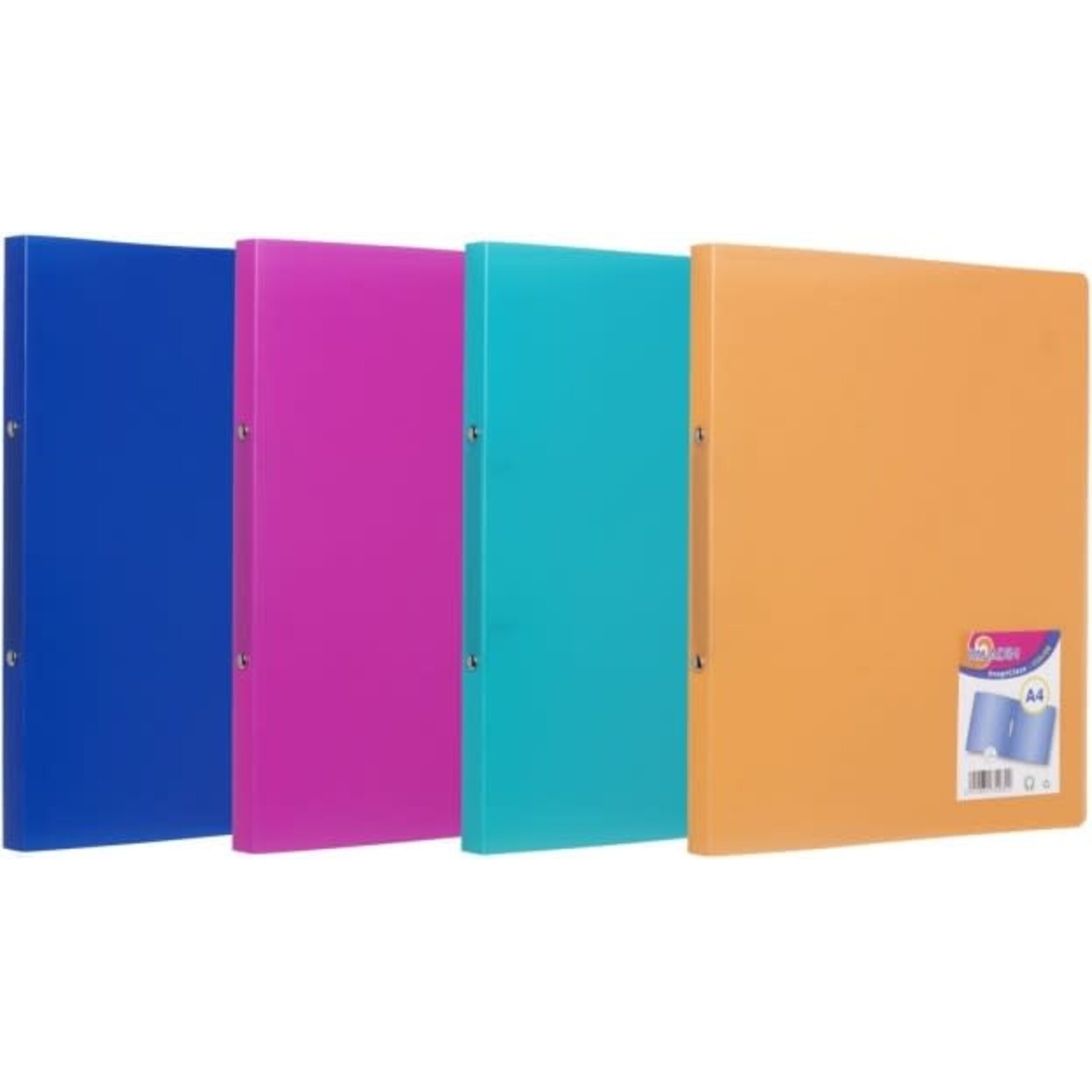 Paladin Paladin: Ringmap A4 "Color" met 2 ringen, 15mm, in Polypropyleen - Assorti