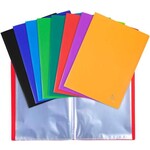 Exacompta Exacompta: Showalbum A4, 20 vakken 40 zicht, in Polypropyleen - 8 kleuren assorti (per stuk)