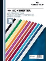 Durable Durable: Snelhechtmap A4, set van 10 stuks - Assorti